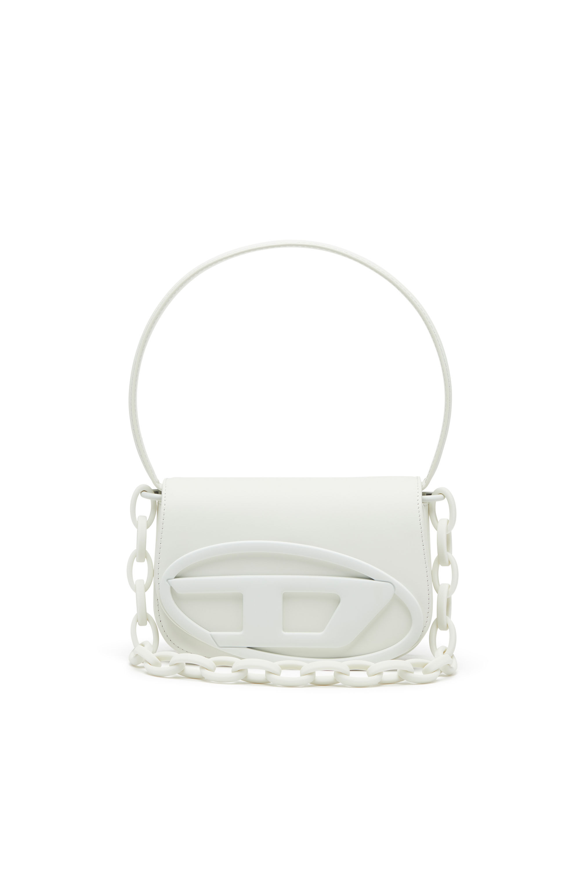 Diesel - 1DR, 1DR-Sac à bandoulière iconique en cuir mat Femme in Blanc - 1