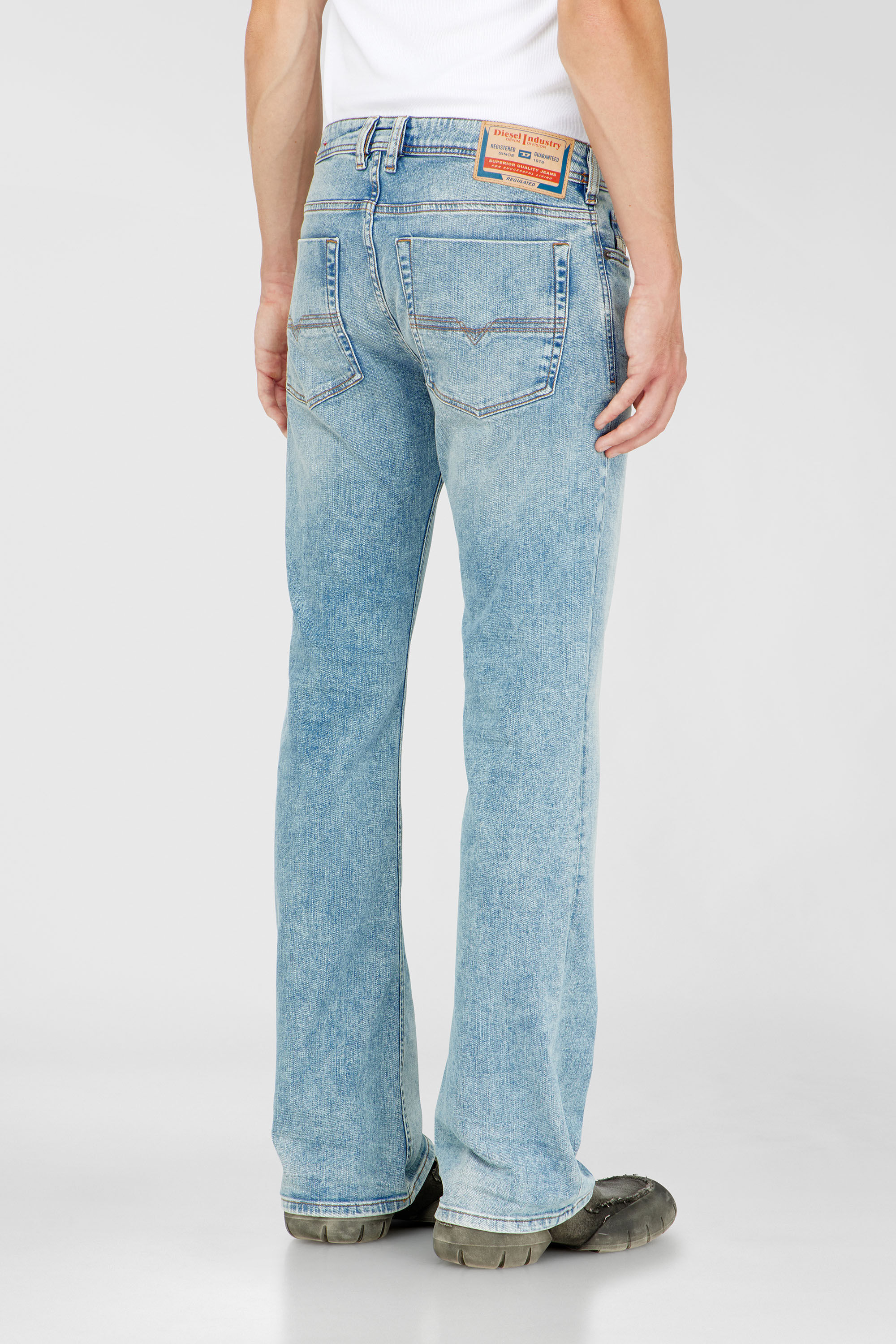Men's Bootcut Jeans | Low Waist 2007 ZatinyLight Blue | Diesel MX