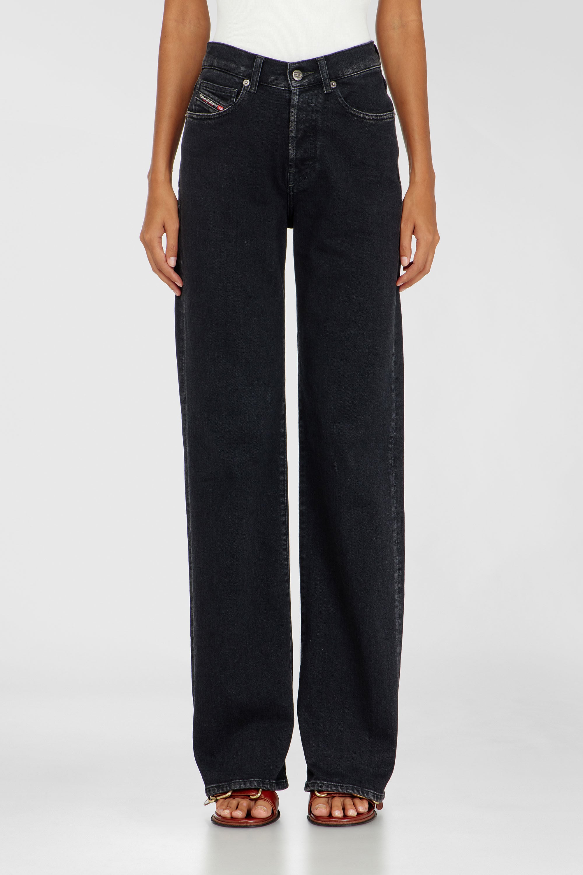 Diesel - Regular Jeans 1971 D-Sent 09N89 Mujer, Negro/Gris oscuro - 4