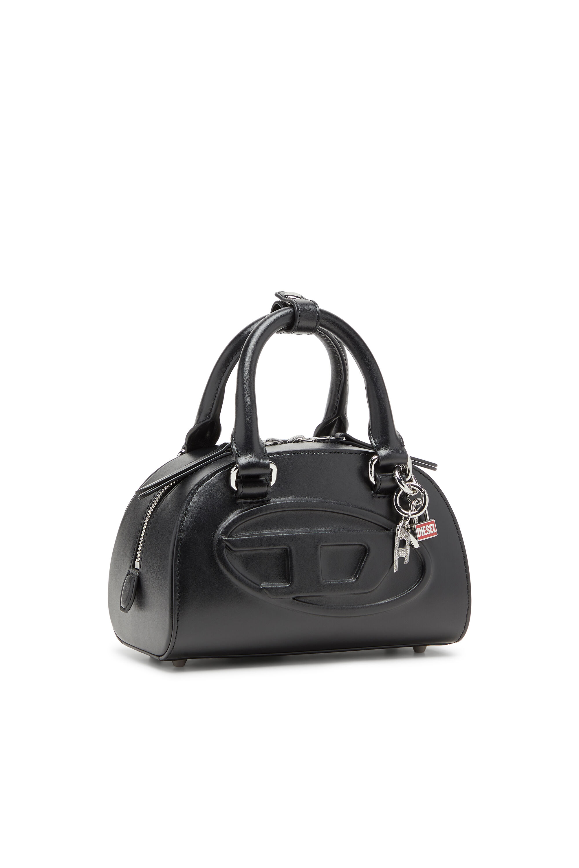 Women's 1DR Dome-Leather bowling bag | Black | Diesel