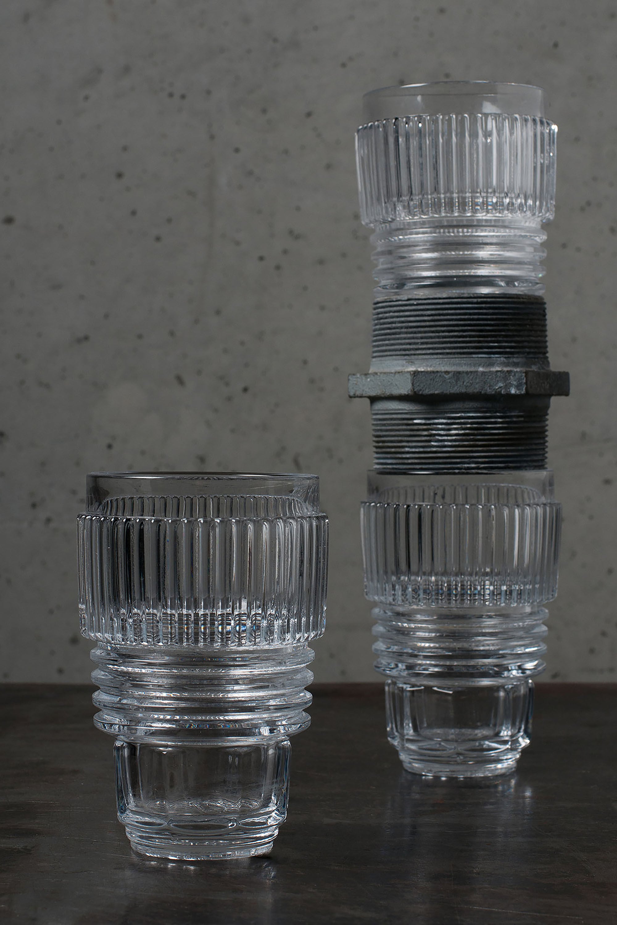 Diesel - MACHINE COLLECTION, Juego de 3 vasos grandes Unisex in Gen&eacute;rico - 3