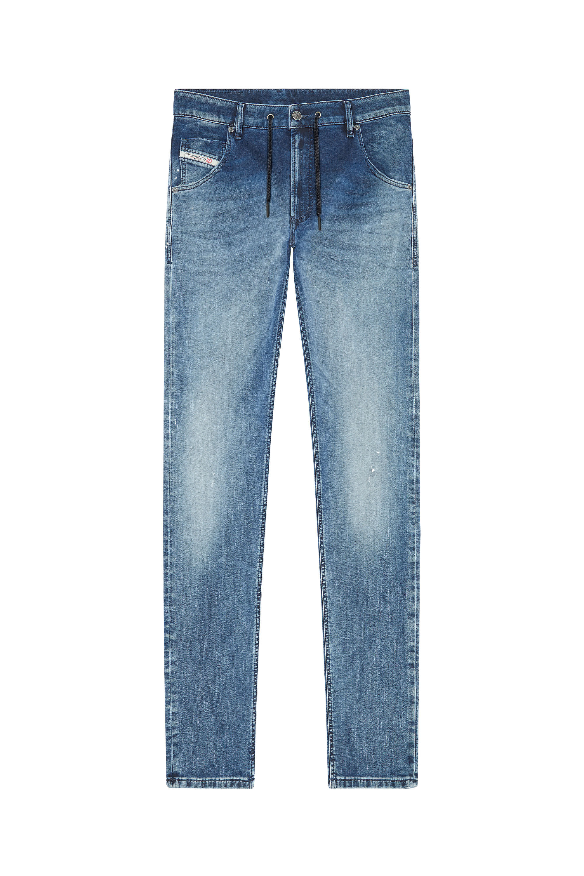 Diesel - Tapered 2030 D-Krooley Joggjeans® 068CS, Male's Tapered 2030 D-Krooley Joggjeans® in Medium Blue - 2