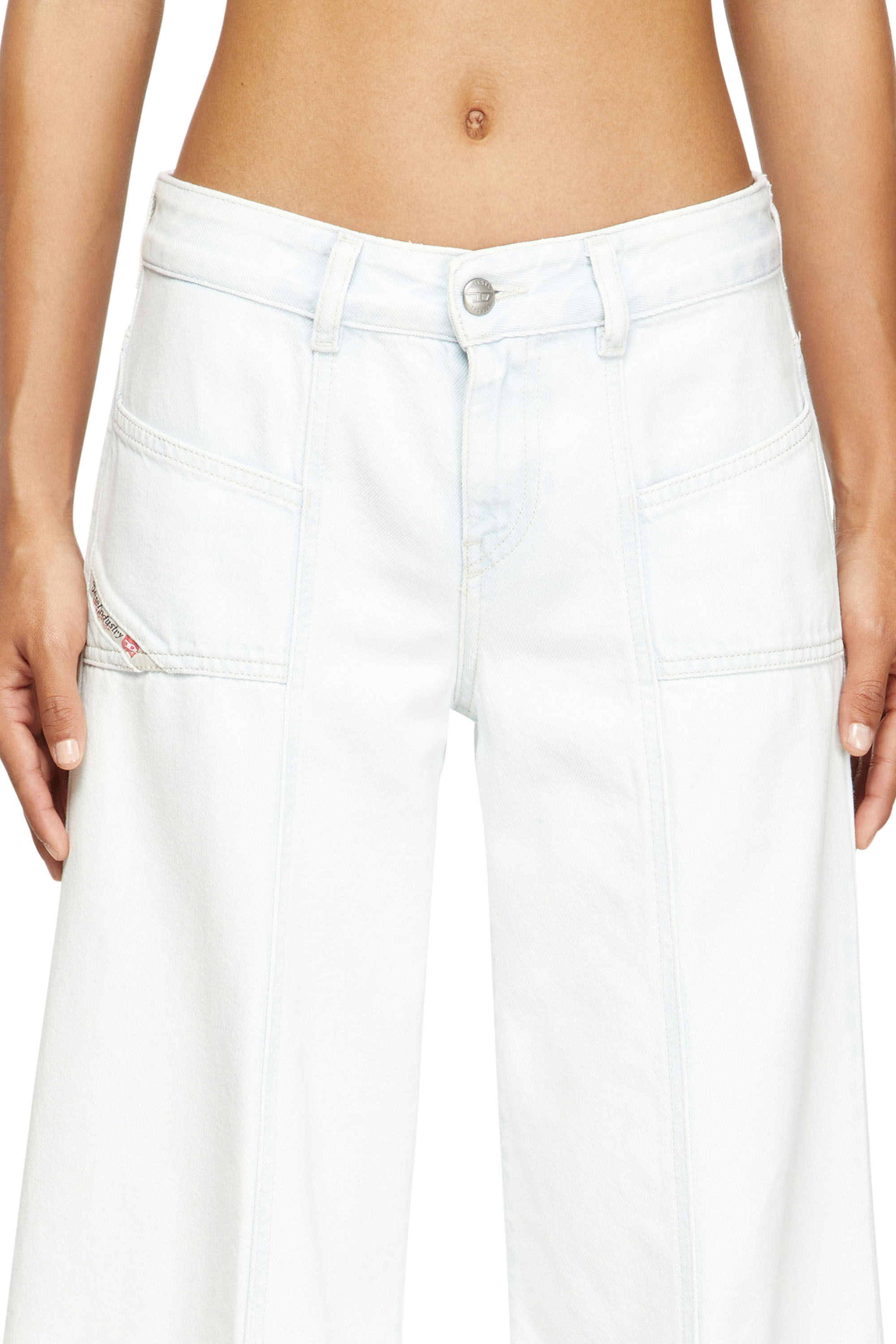 Women's Flare Jeans | White | Diesel D-Akii