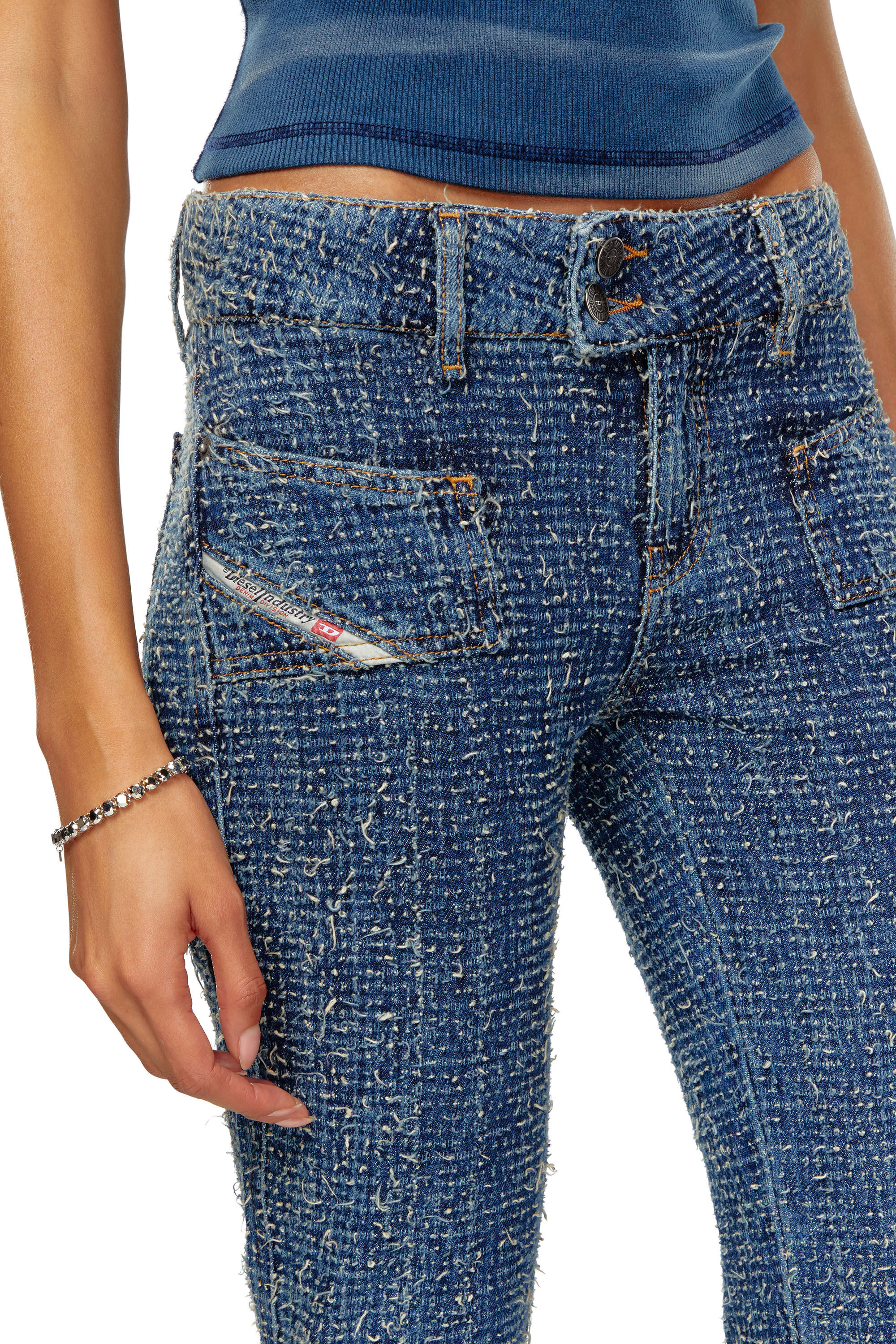 Diesel - Female's Bootcut Jeans D-Ebush 0PGAH, Medium Blue - 4