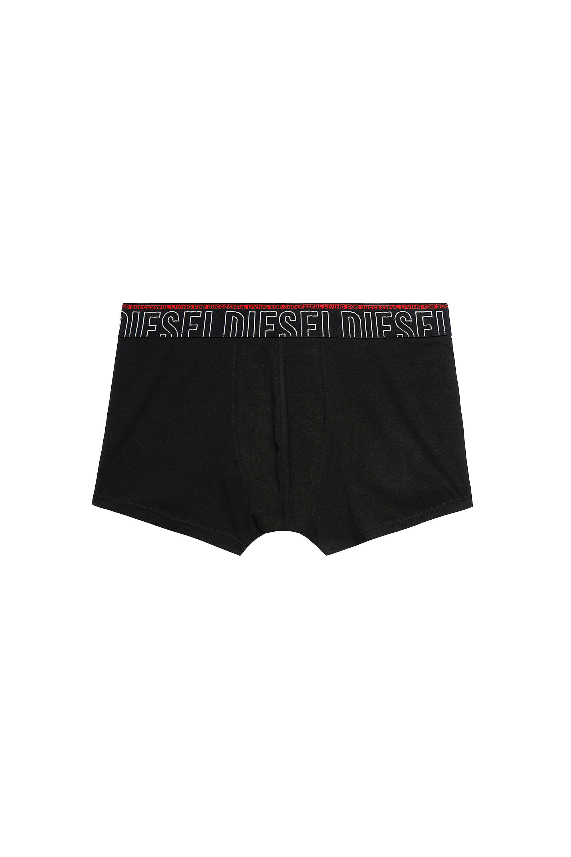 Diesel - UMBX-DAMIENTHREEPACK, Male's Three-pack boxer briefs with outline logo in Black/White - 5