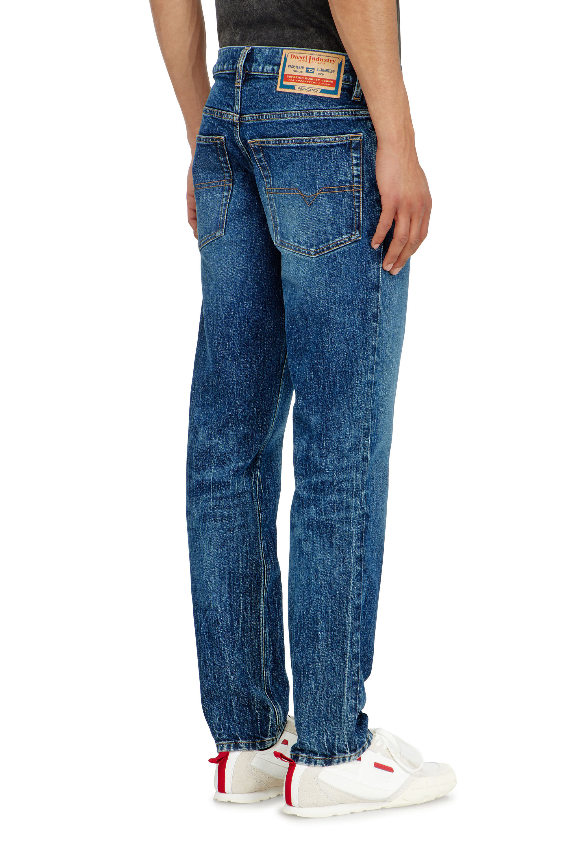 Diesel - Man's Regular Jeans 2023 D-Finitive 0KBBQ, Dark Blue - 5