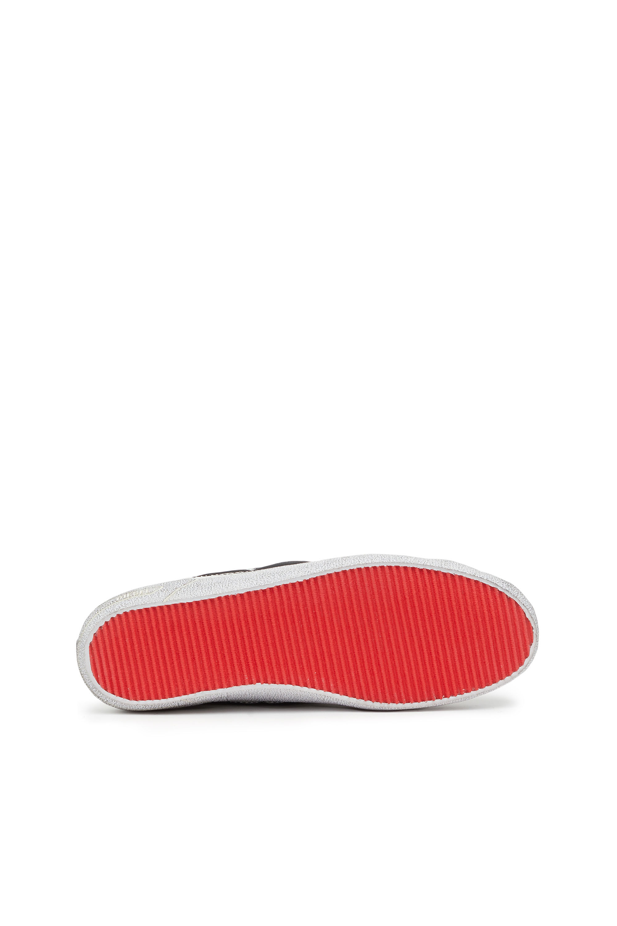 Diesel - S-LEROJI LOW W, Female's S-Leroji Low W - Low-top leather sneakers with D logo in White - 5
