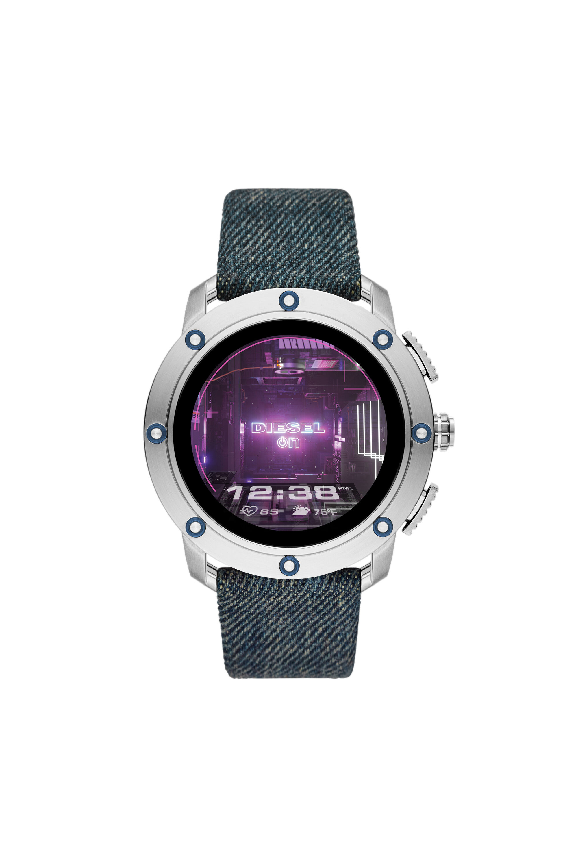最終値下げ！新品 DIESEL AXIAL　DZT2015  スマートウォッチ DT2015 Axial Smartwatch - Blue Denim | Diesel