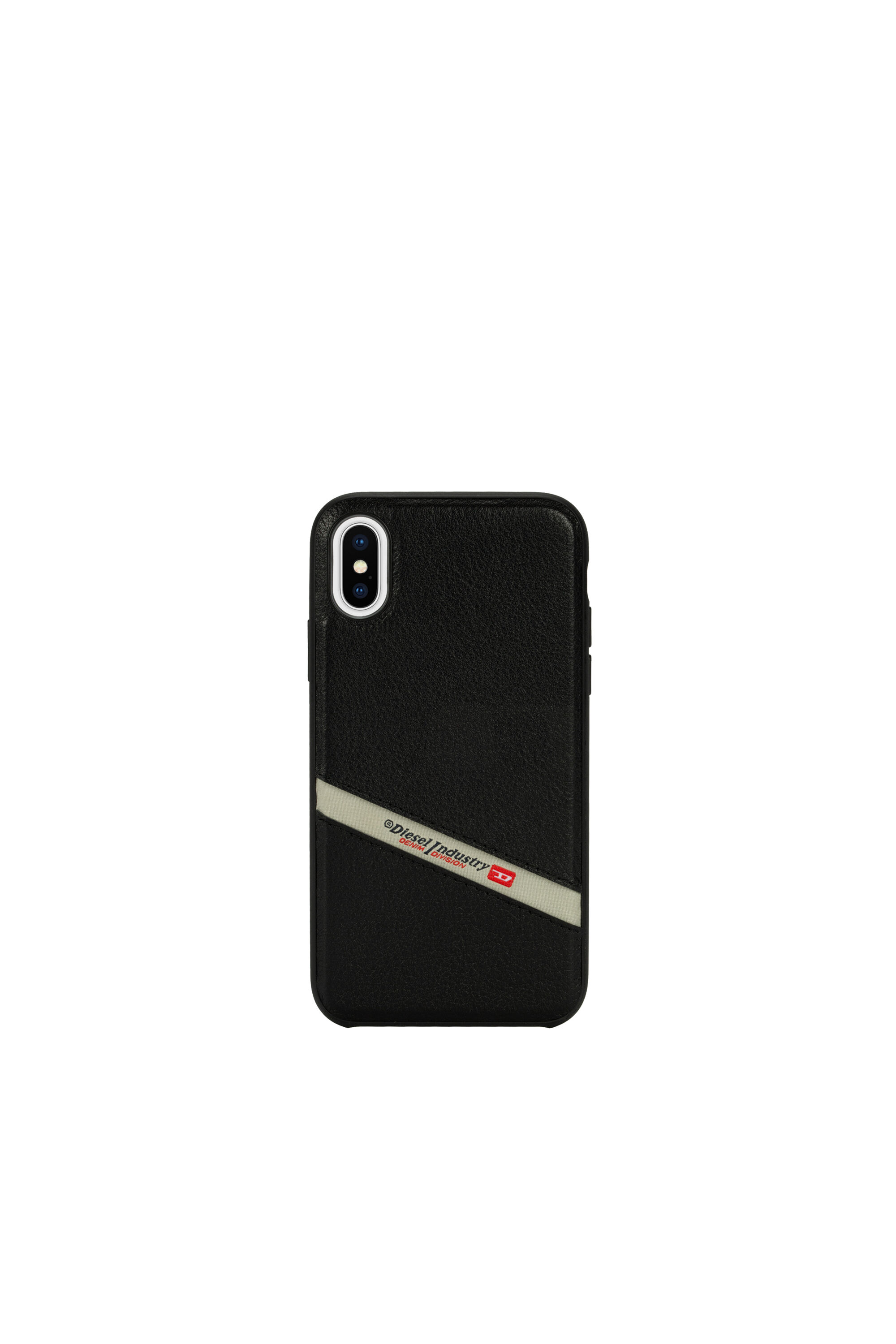 DIESEL LEATHER CO-MOLD CASE FOR IPHONE XS & IPHONE X, 