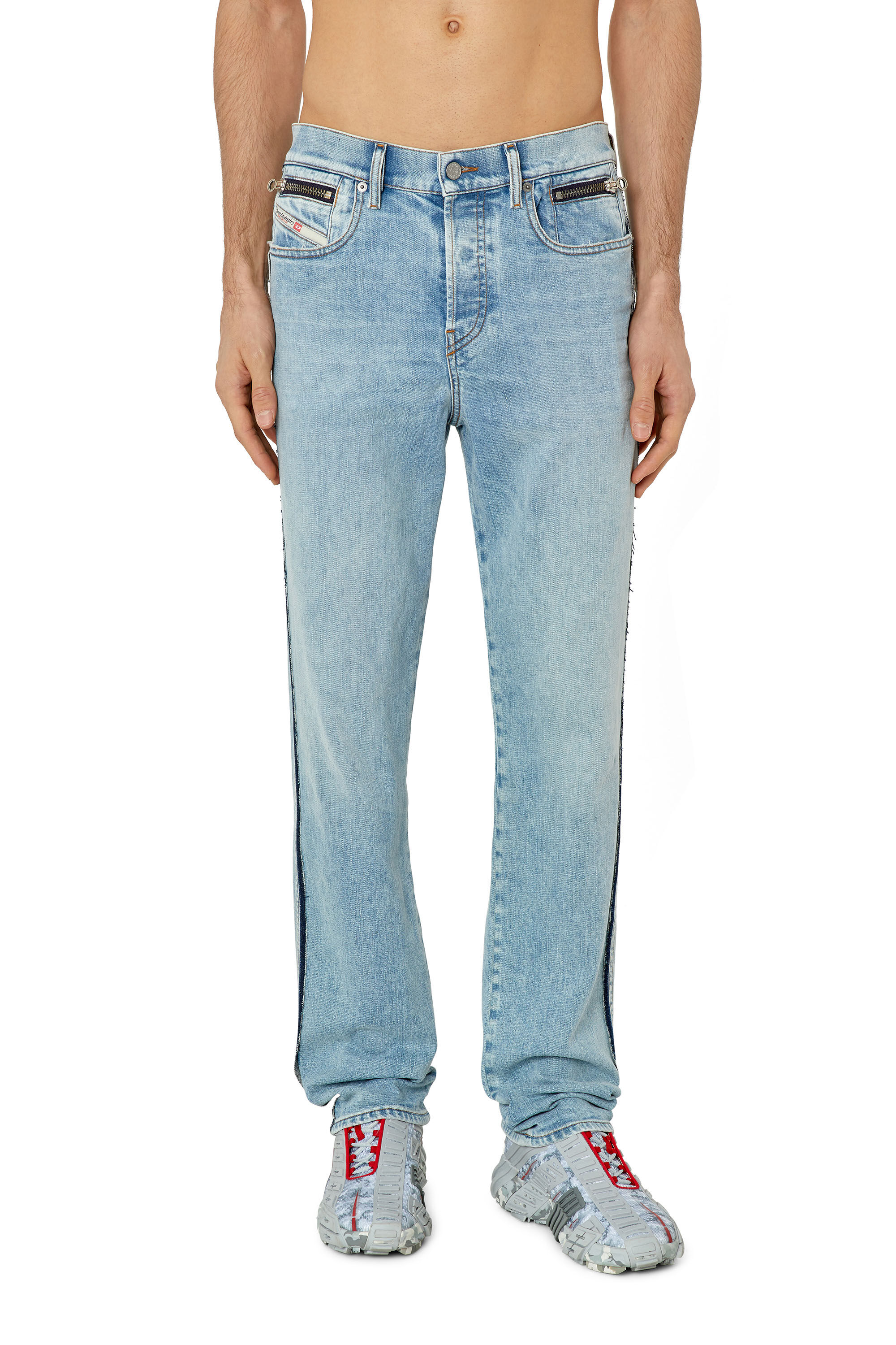 2020 D-VIKER-RE Man: straight Light blue Jeans | Diesel