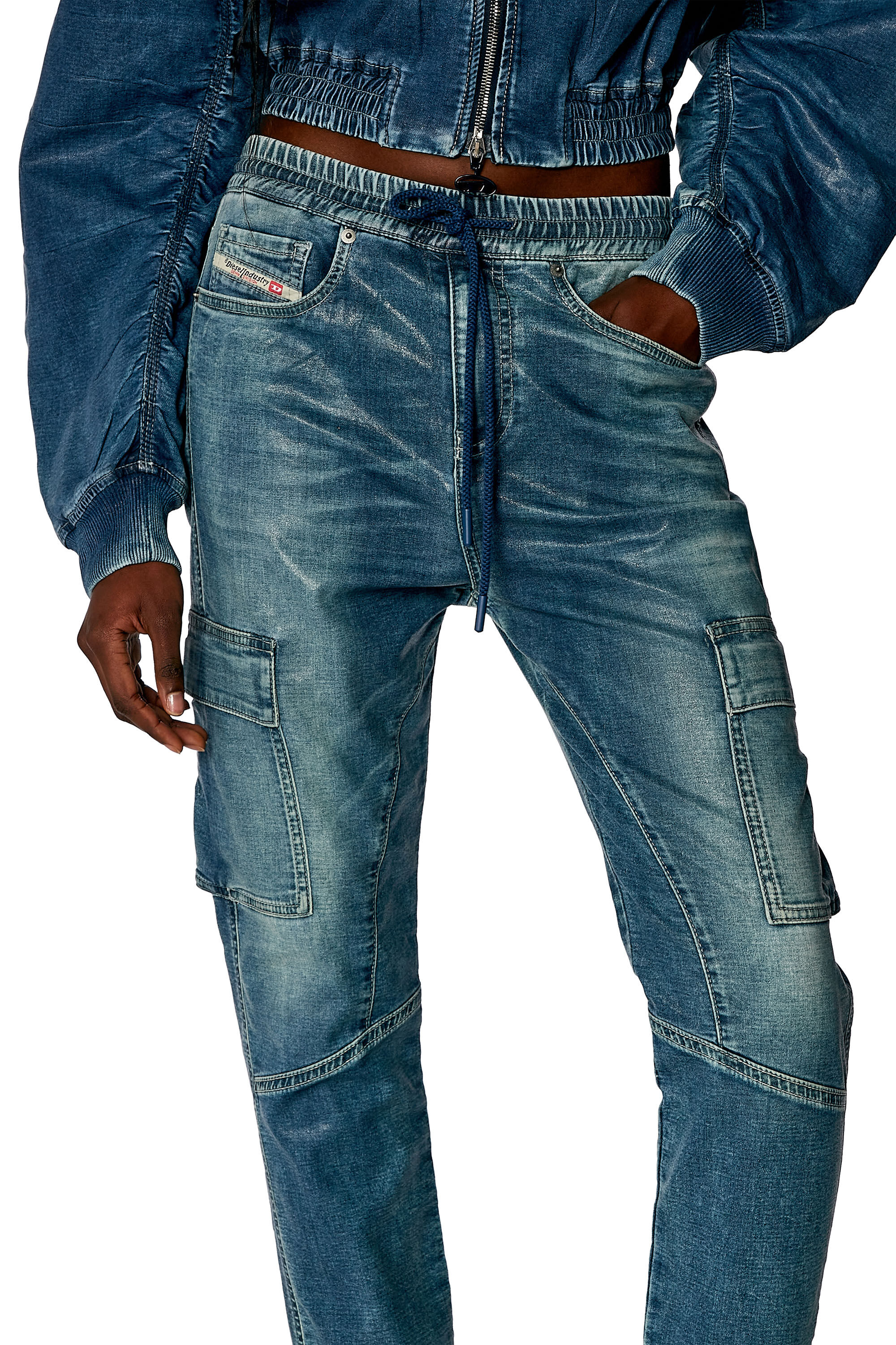 Diesel - Female's Regular 2051 D-Ursy Track Denim 068KV, Medium Blue - 5
