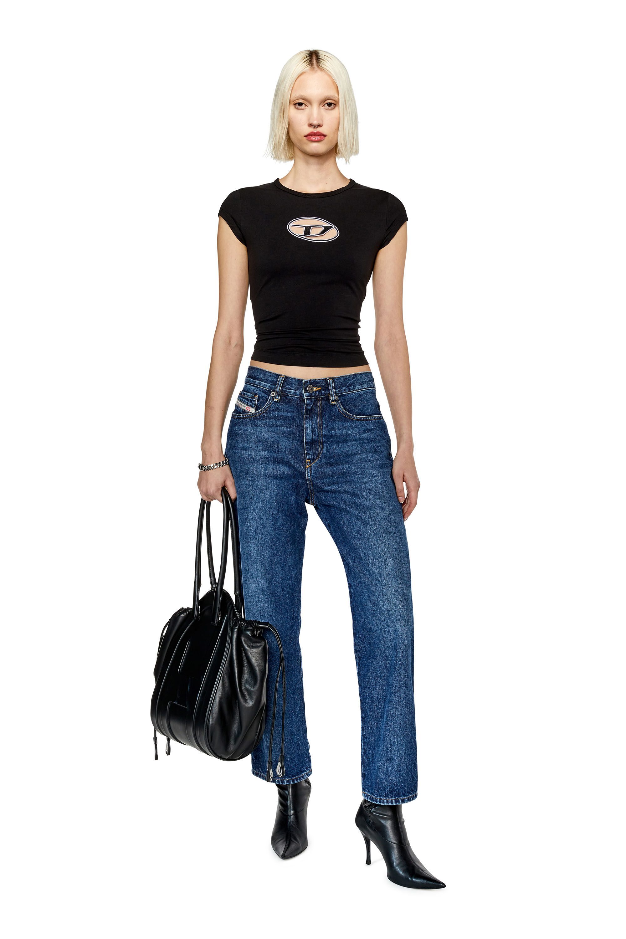 Diesel - Boyfriend Jeans 2016 D-Air 09F35 Femme, Bleu moyen - Image 1