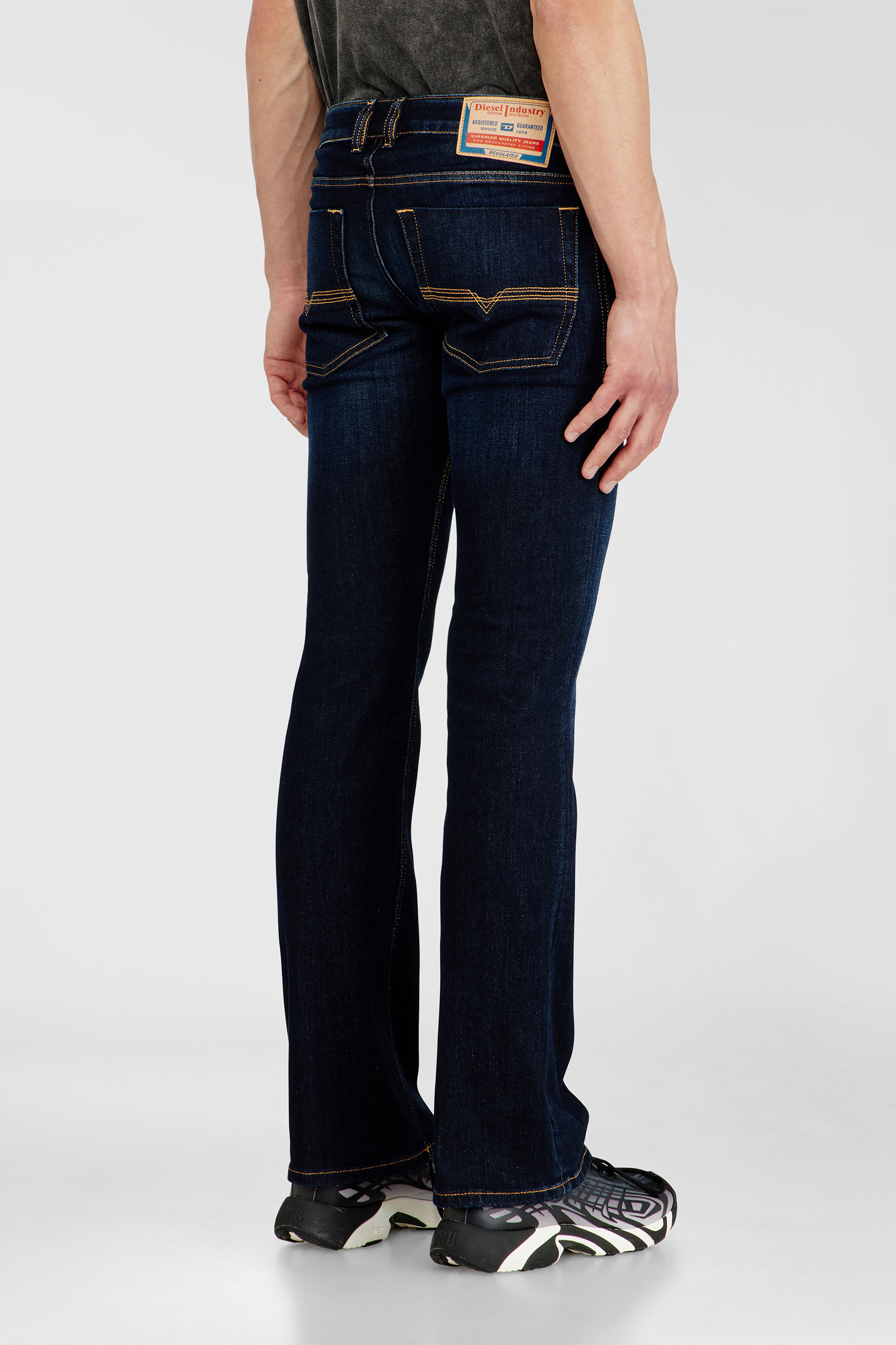 Men's Bootcut Jeans | Low Waist 2007 ZatinyDark Blue | Diesel US
