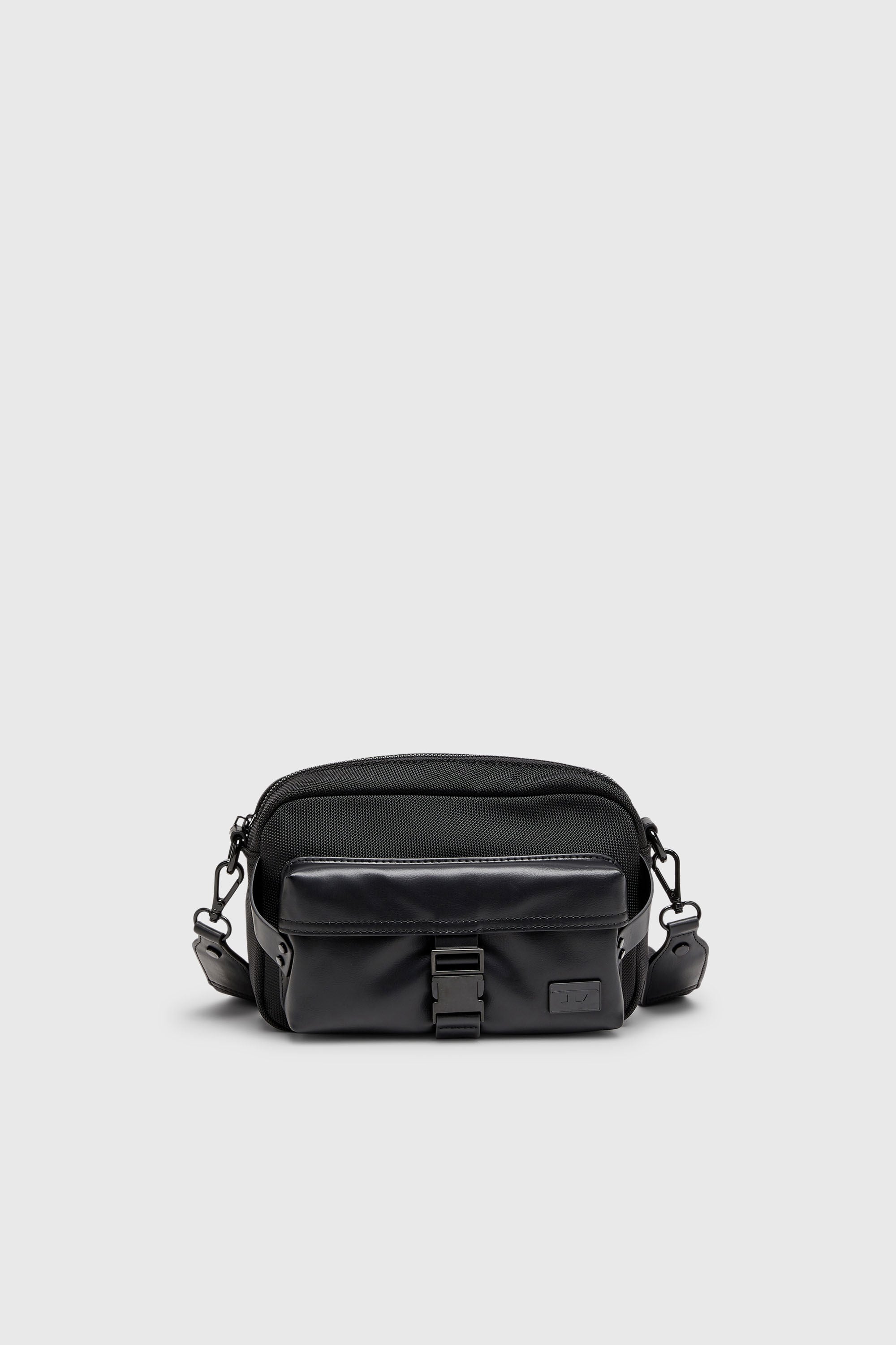 Diesel - MULTI-PKTS CAMERA BAG X, Multi-Pkts - Bandolera de nylon con bolsillo de solapa Unisex in Negro - 1