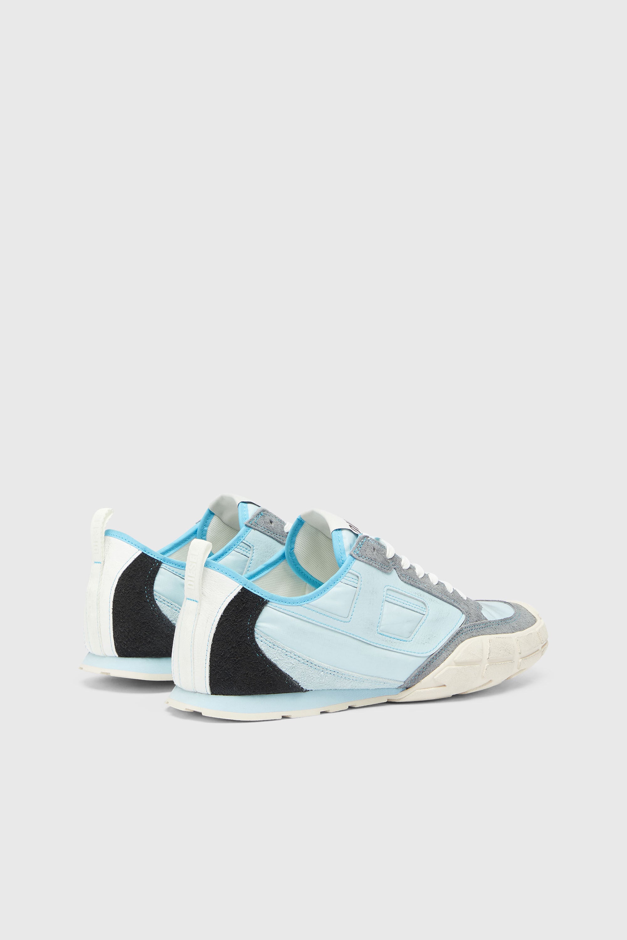 Diesel - S-PAGODHA LOW, S-Pagodha - Zapatillas de piel y nailon Hombre in Azul marino - 3
