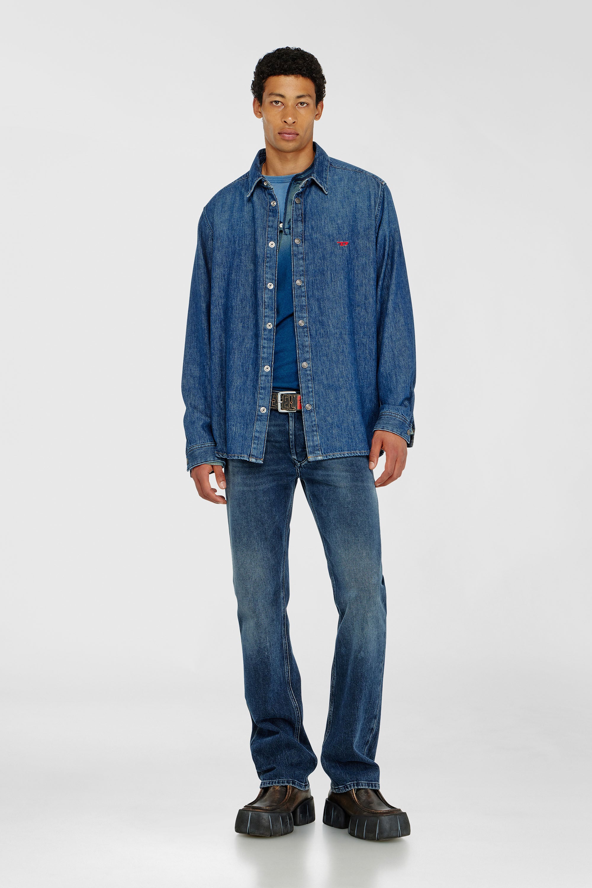 Diesel - Man's Regular Jeans 1985 Larkee 0KBBM, Dark Blue - 1