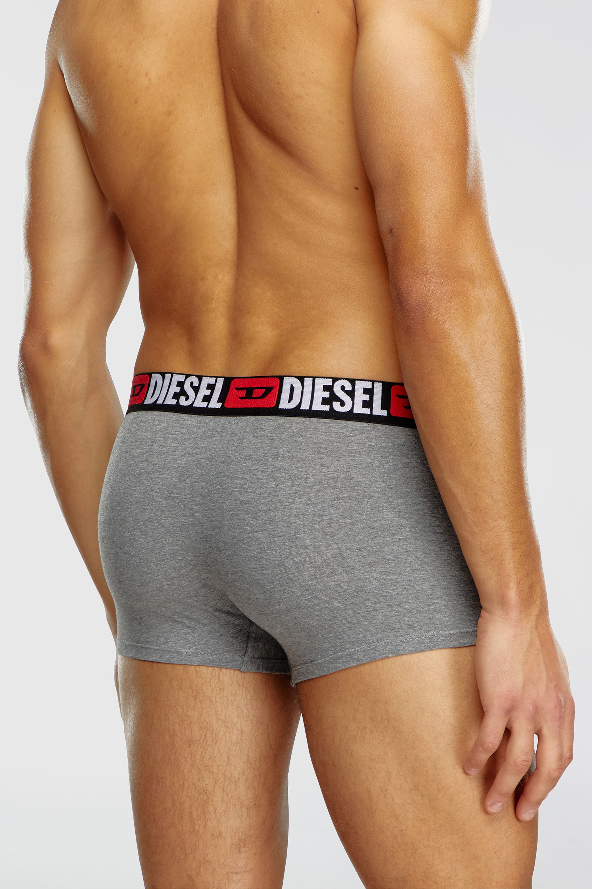Diesel - UMBX-DAMIENTHREEPACK, Paquete de tres calzoncillos b&oacute;xer con logotipo en la cintura Hombre in Multicolor - 3