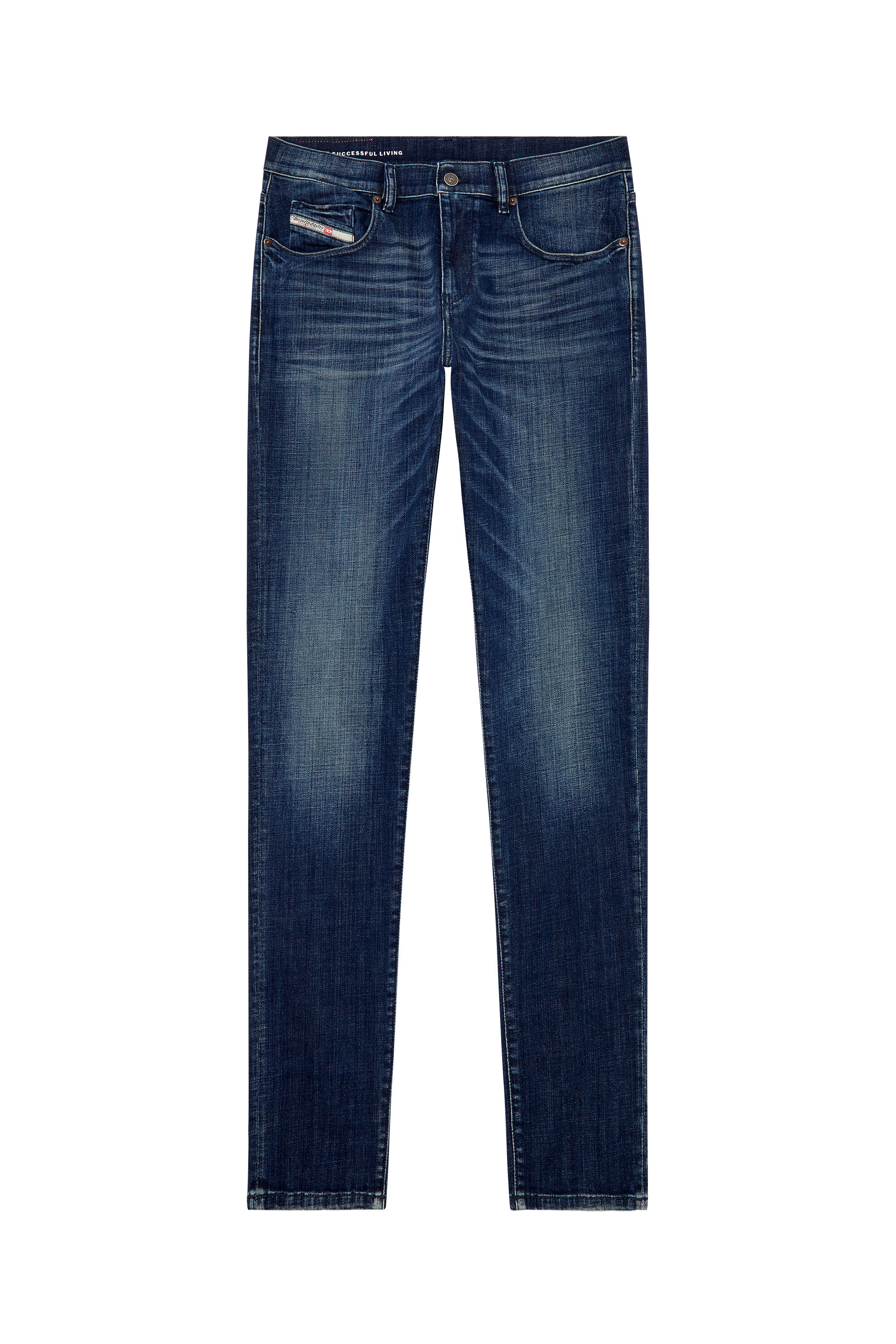 Diesel - Male's Slim Jeans 2019 D-Strukt 09H35, Dark Blue - 2