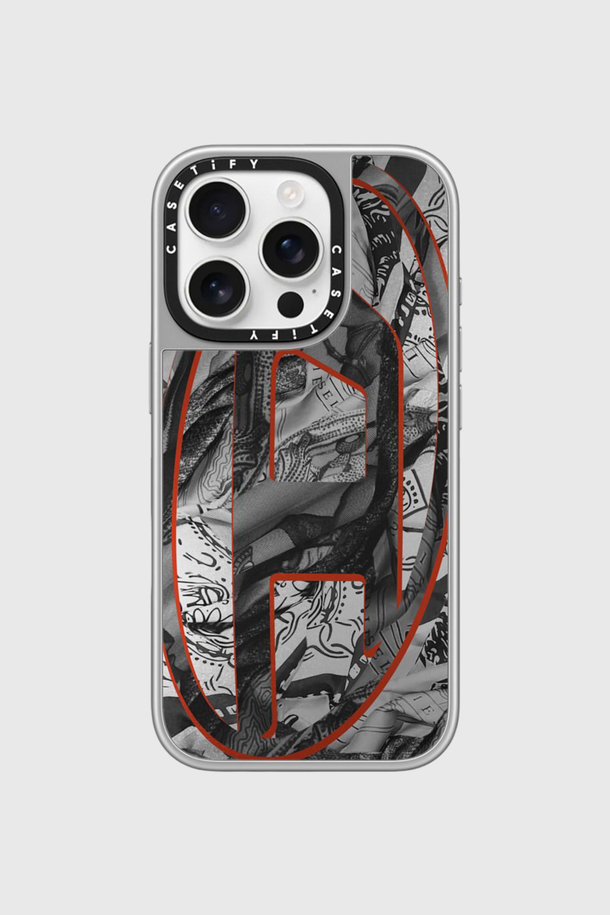 Diesel - 60338 CASETIFY MOULDED CASE, Coque MagSafe Bandana iPhone 16 Pro Mixte in Polychrome - 1