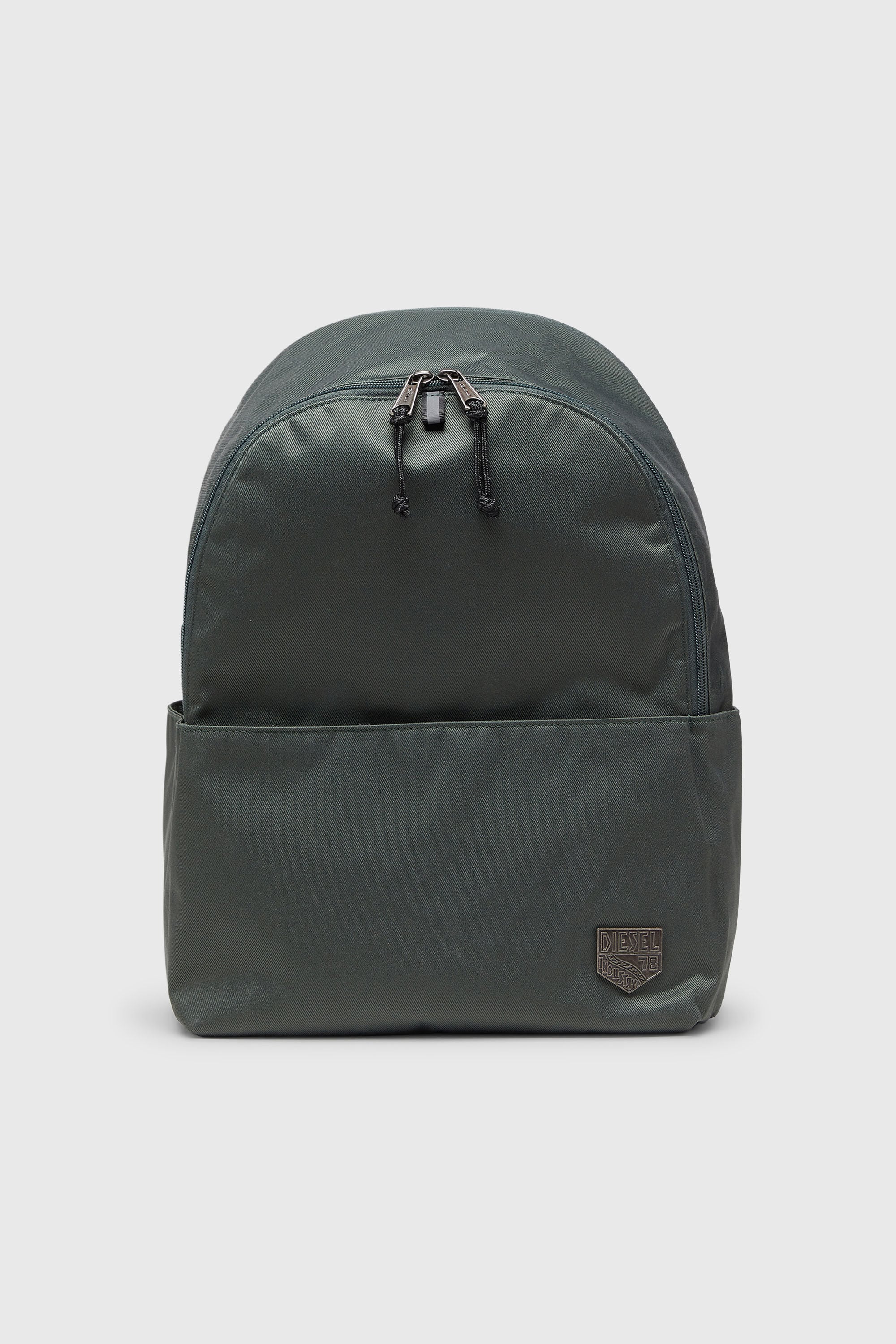 Diesel - D-PACK BACKPACK X, Unisex's D-Pack - Backpack in nylon with emblem logo in Dark Green - 1