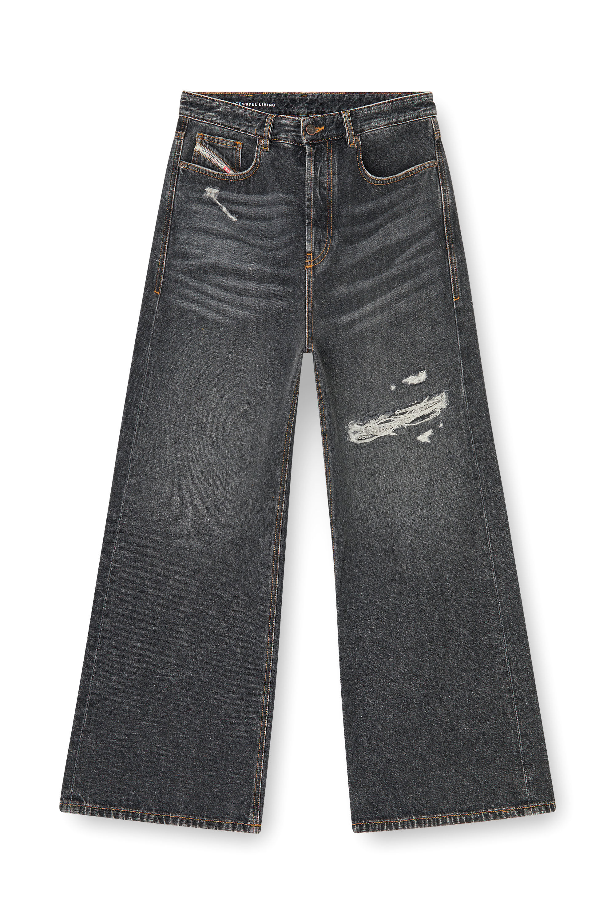 ディーゼルジーンズDISEL D-rise ブラック Men's Relaxed Jeans | Low Waist D-RiseBlack/Dark grey | Diesel US
