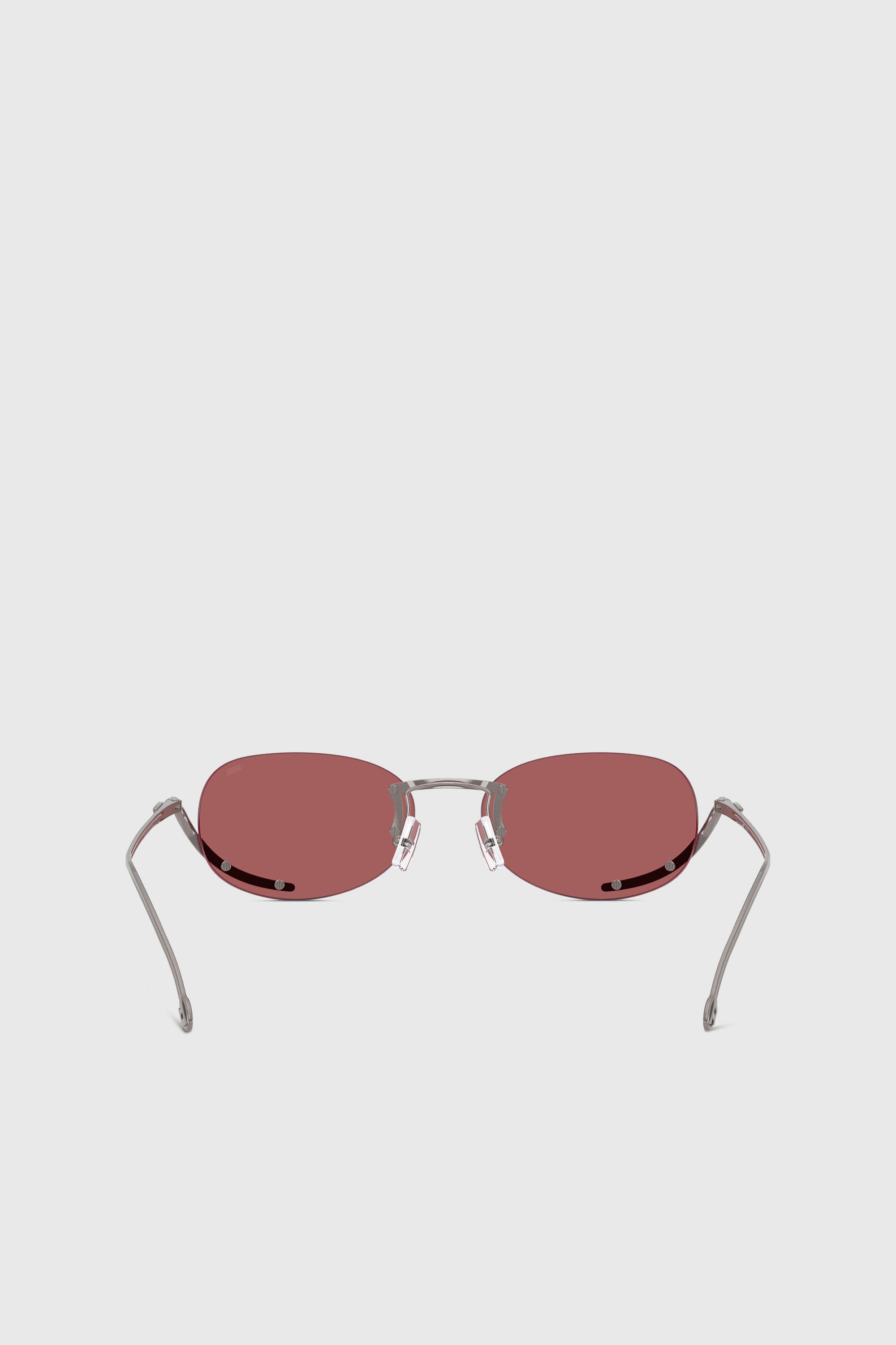 Diesel - 0DL1004, Unisex's Oval sunglasses in Red - 3