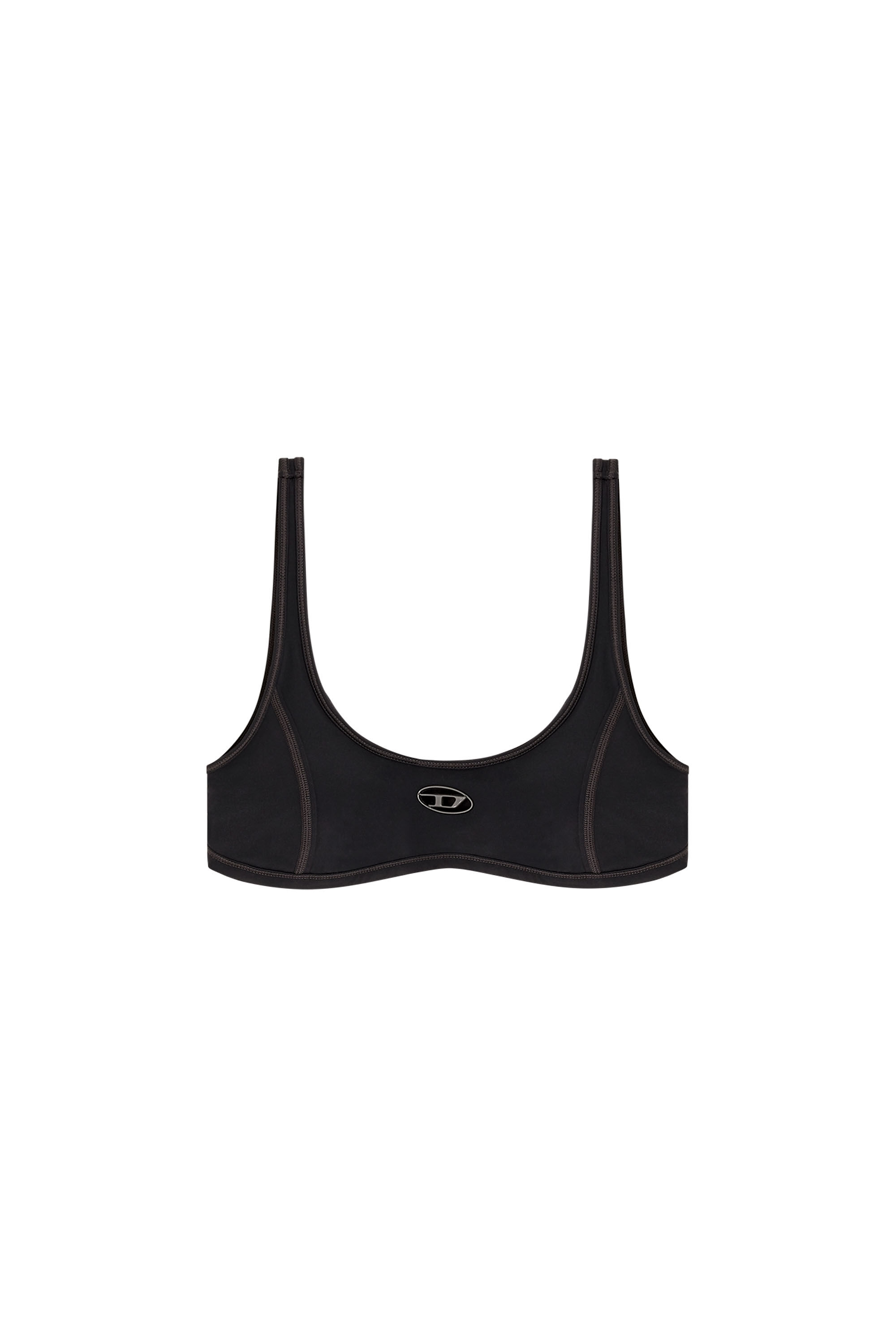 Diesel - CHELSEA-UTLT, Brassière de sport avec cut-out à logo Femme in Noir - 6