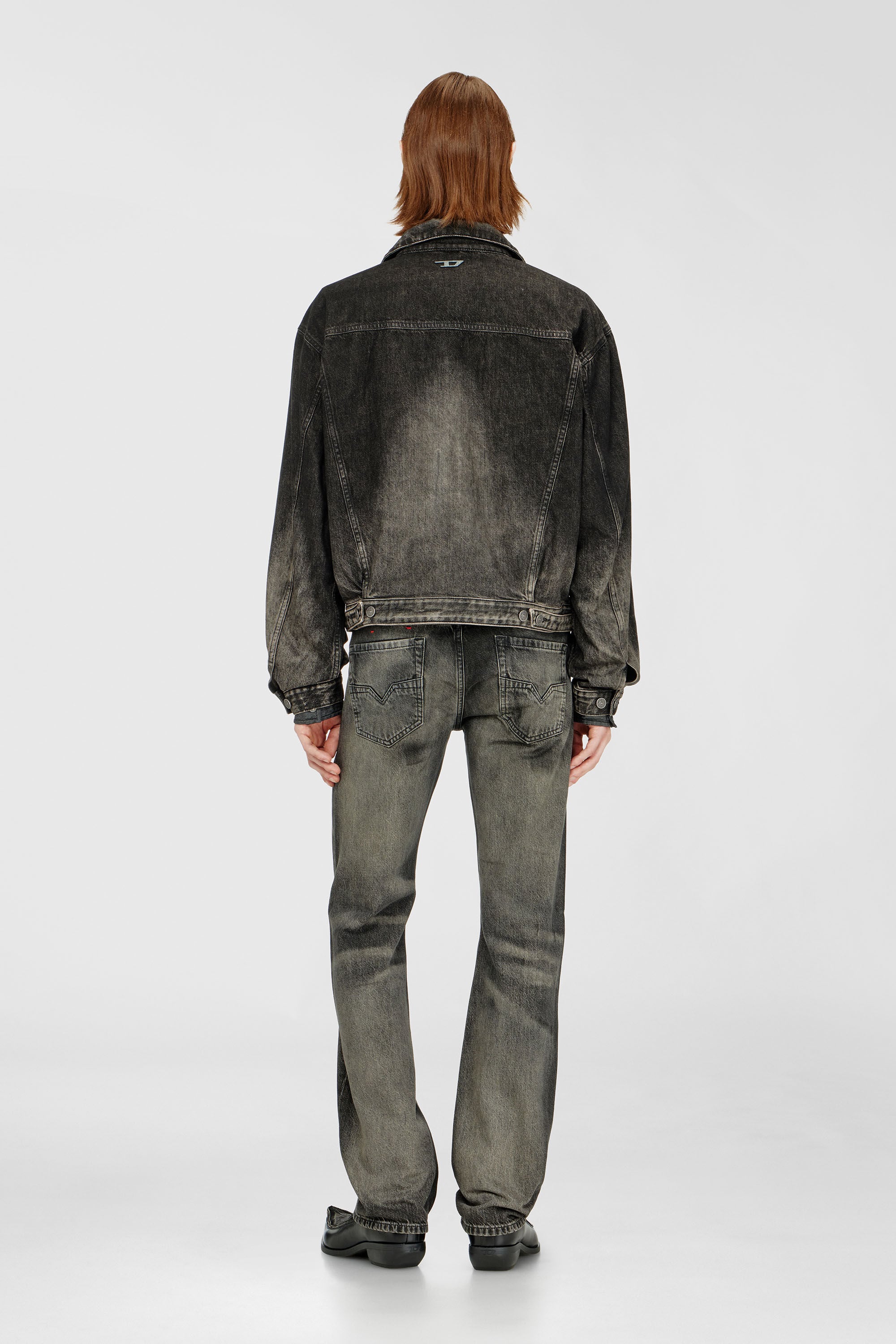Diesel - Regular Jeans 1985 Larkee 09R33 Homme, Noir/Gris fonc&eacute; - Image 3