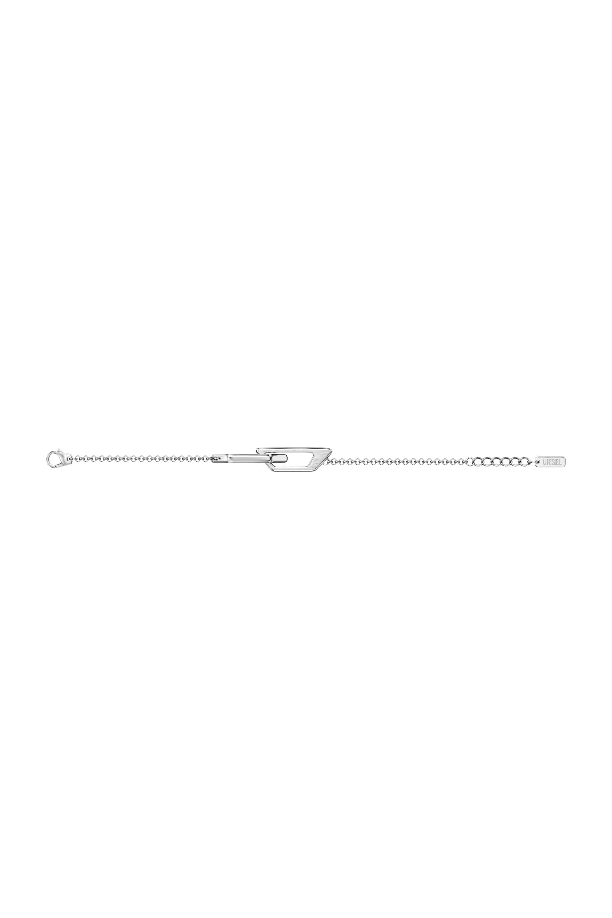 Diesel - DX1726040, Unisex's Stainless Steel Chain Bracelet in Silver - 3