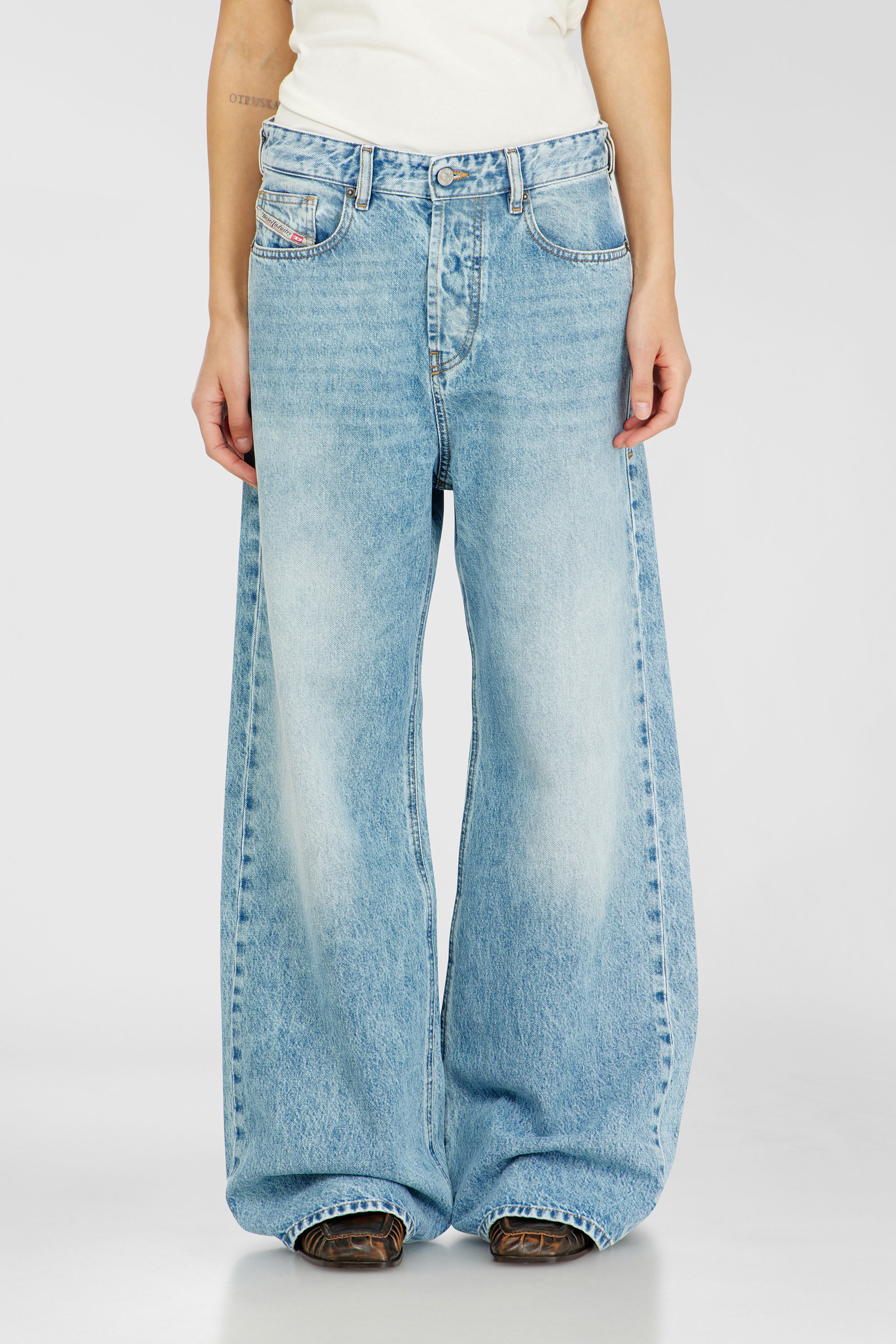 Women's Relaxed Jeans | Light blue | Diesel 1996 D-Sire
