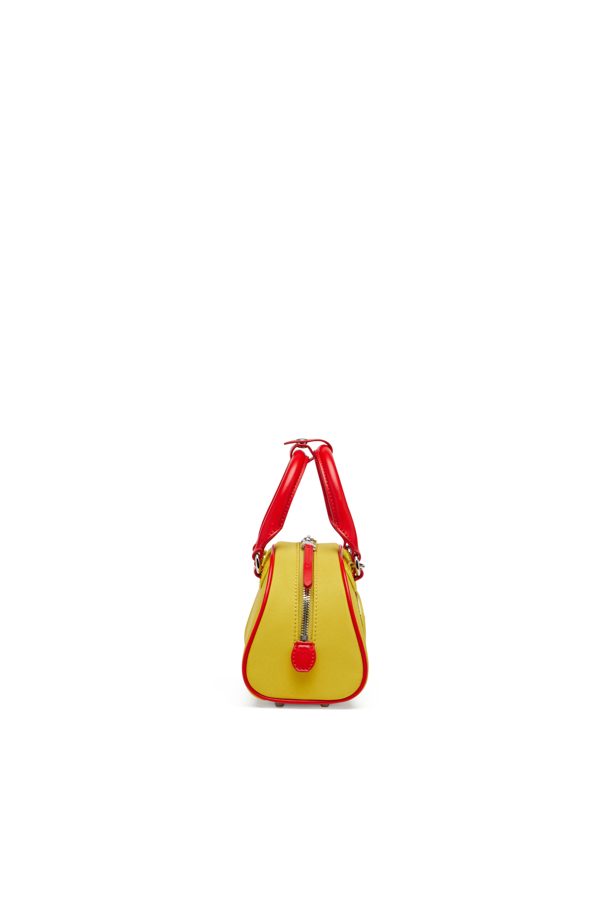 Women's 1DR Dome-Colour-block mini bowling bag | Yellow | Diesel