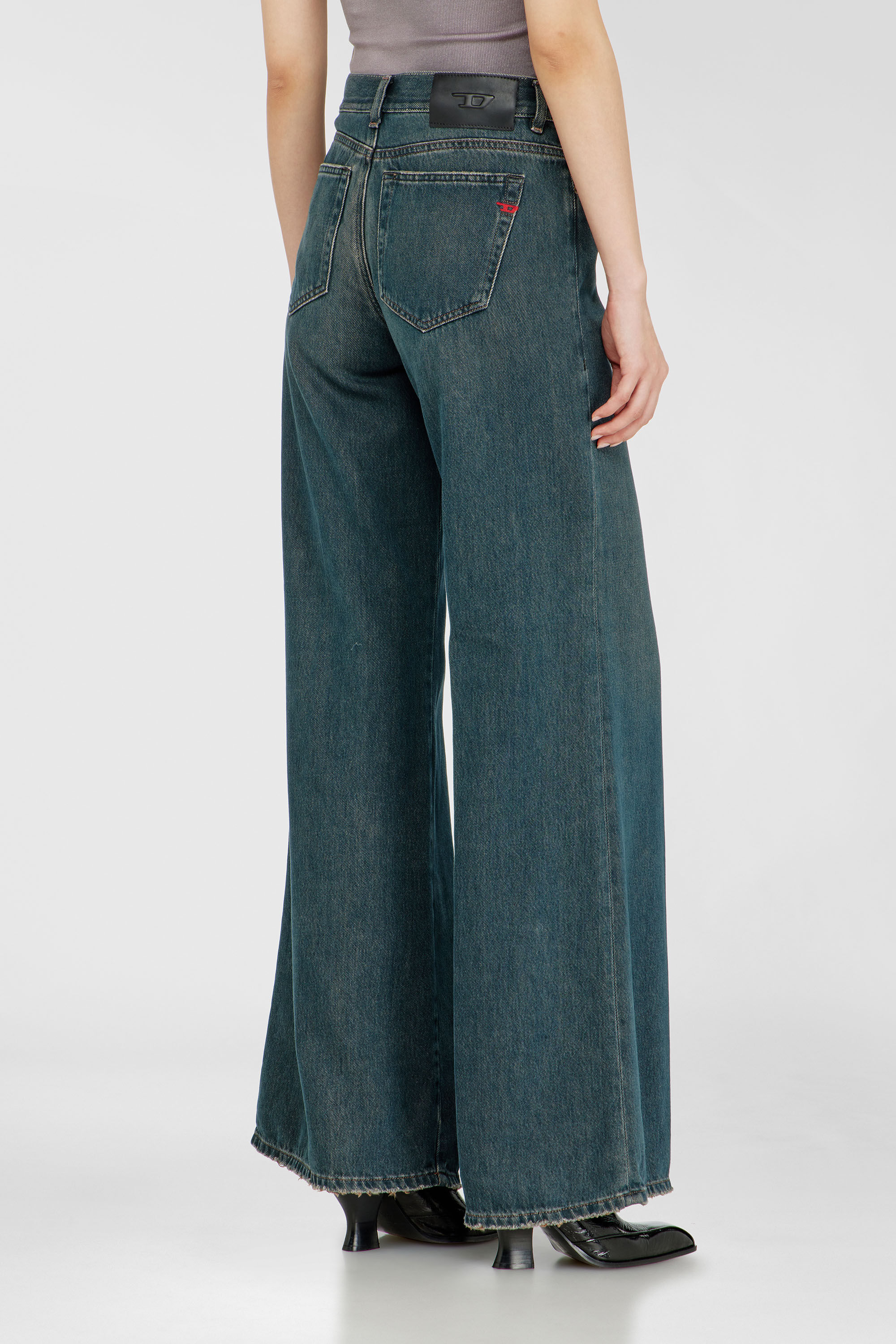 Women's Flare Jeans | Regular Waist 1978 D-Akemi | Dark Blue