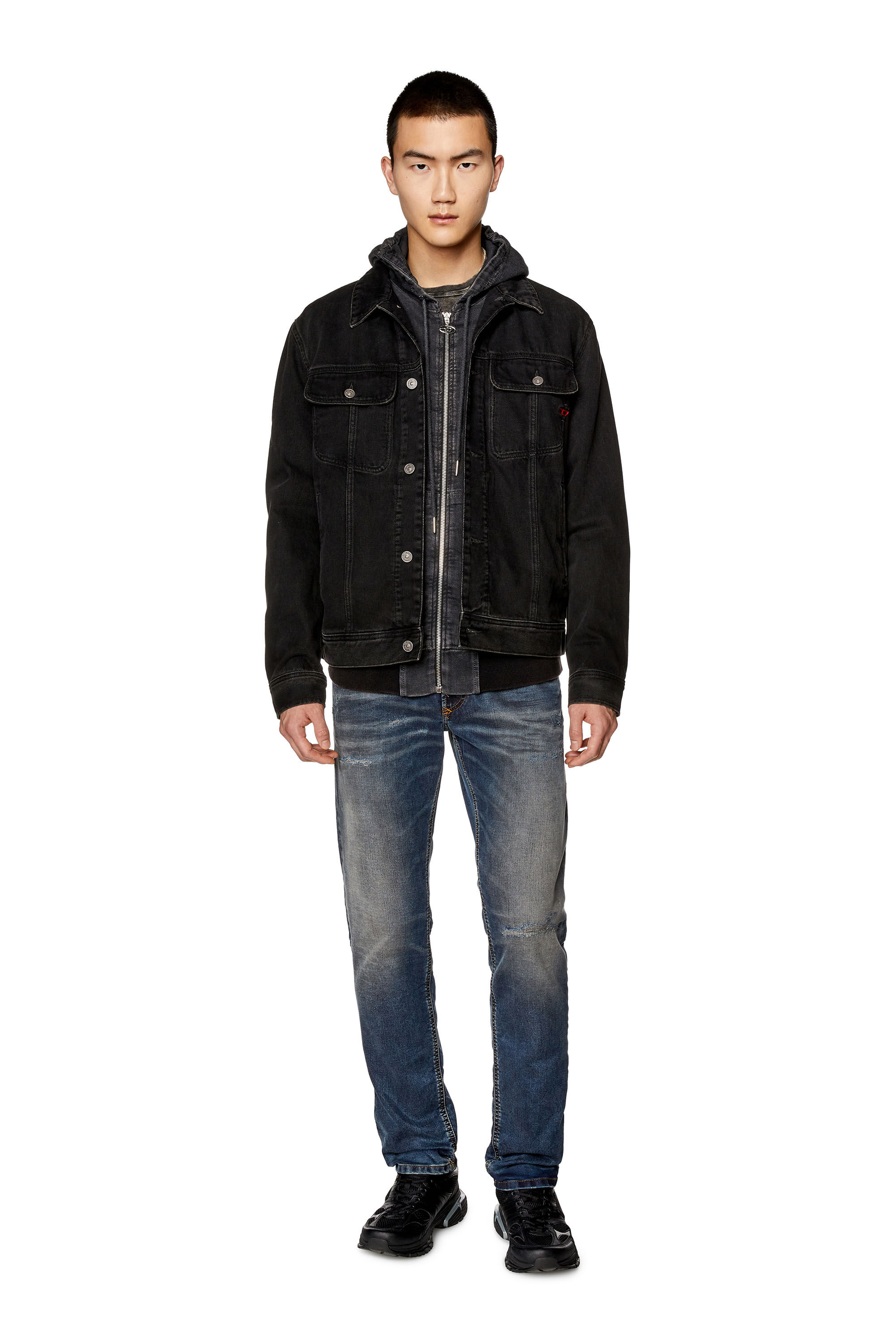 Diesel - Male's Regular 2030 D-Krooley Joggjeans® E9H98, Dark Blue - 1