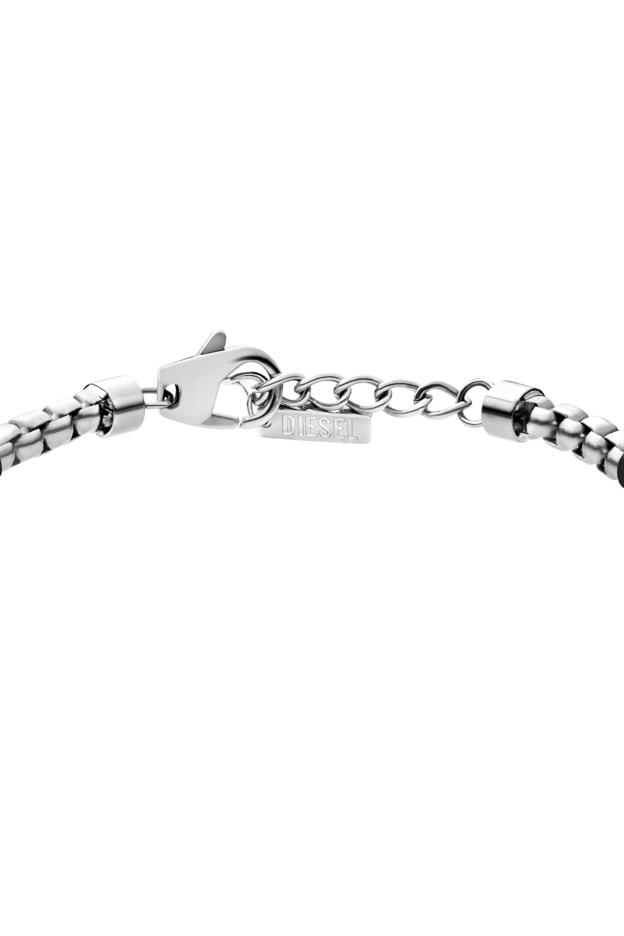 Women's Two-tone stainless steel chain bracelet | Silver
