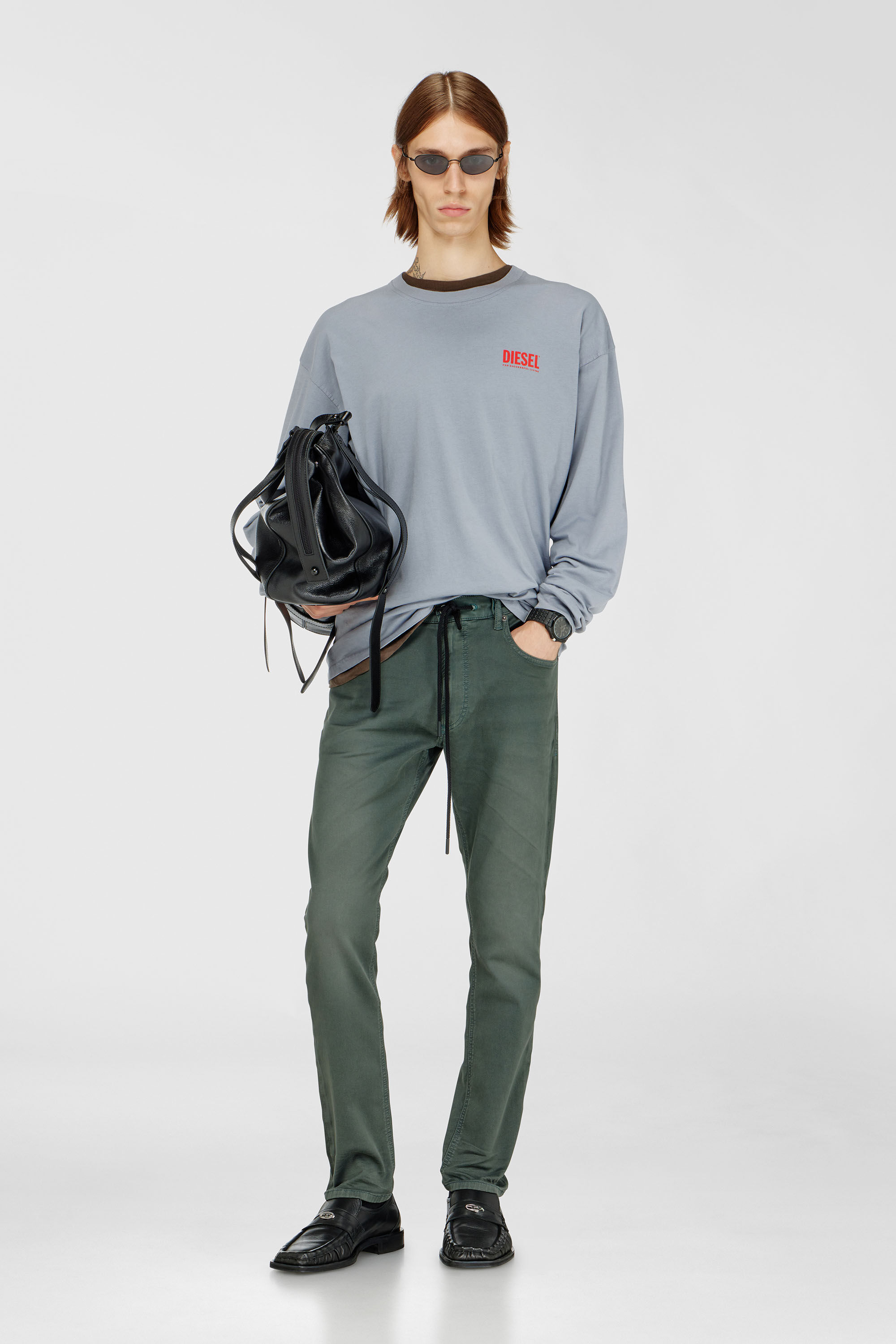 Men's Regular Jeans | Regular Waist 2032 D-Krooley Joggjeans®Grey