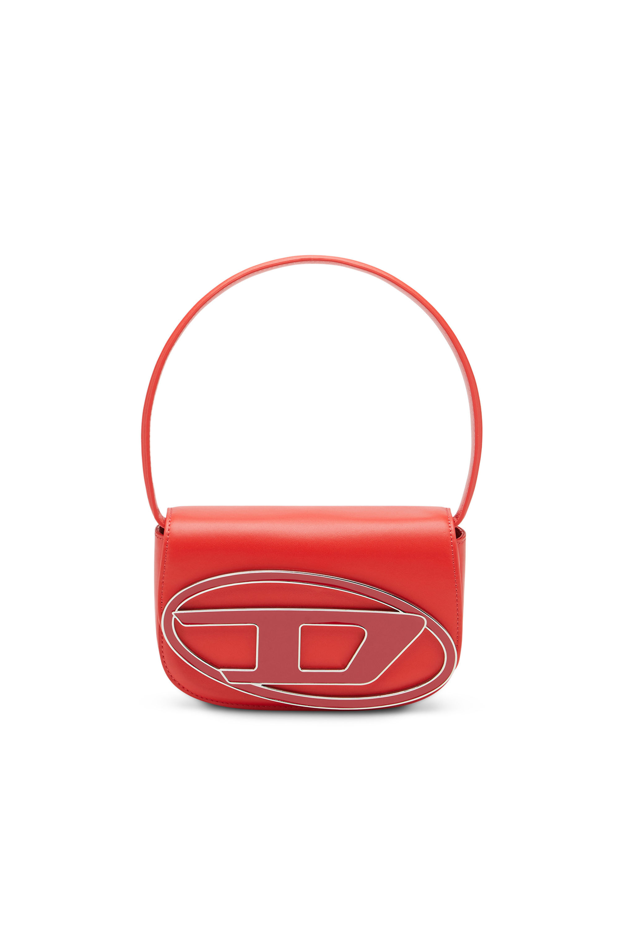 Diesel - 1DR, Female's 1DR-Iconic shoulder bag in nappa leather in Red - 1