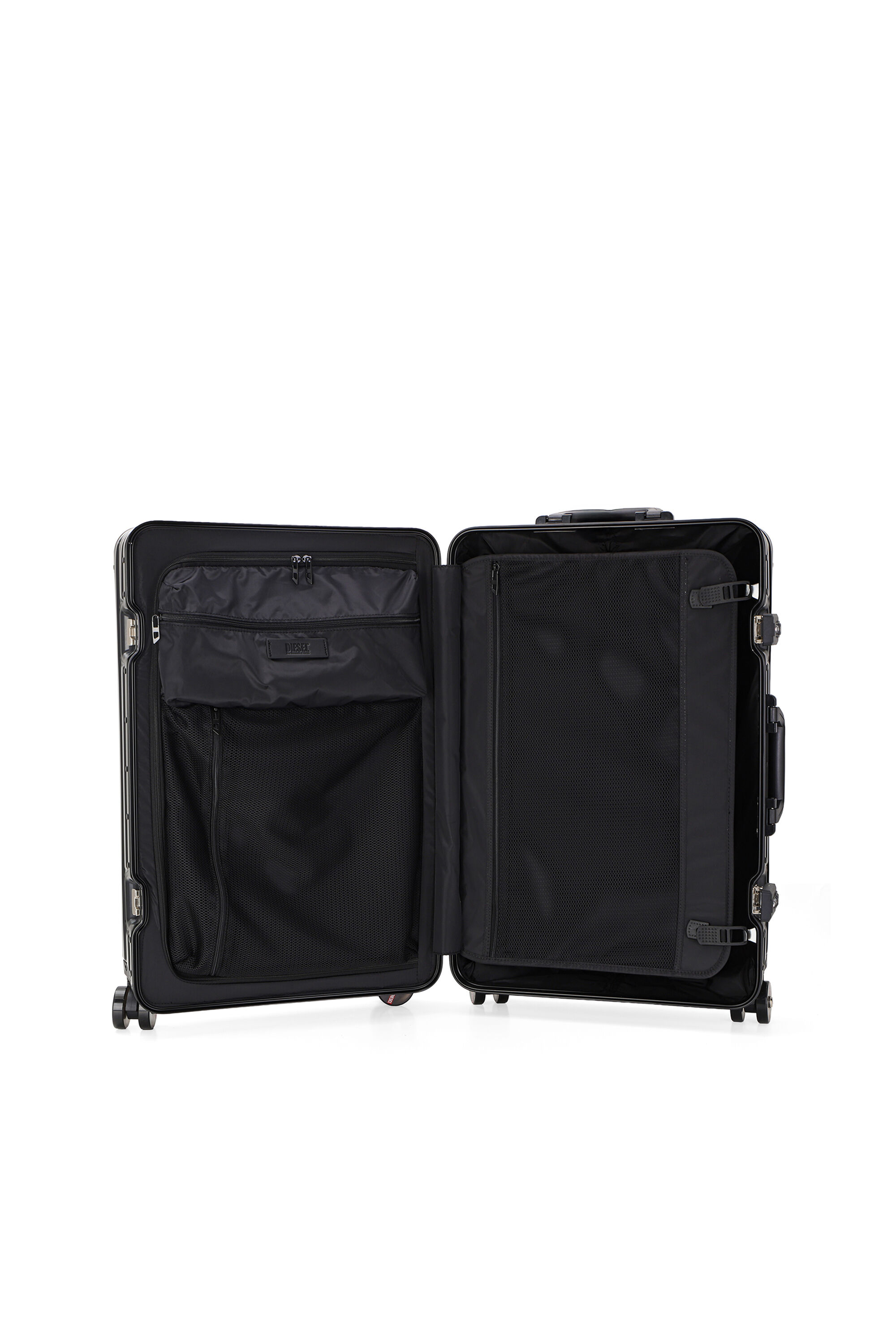 Diesel - DIESEL ALUMINUM TROLLEY- DSL002, Maleta de aluminio tama&ntilde;o M Unisex in Negro - 3