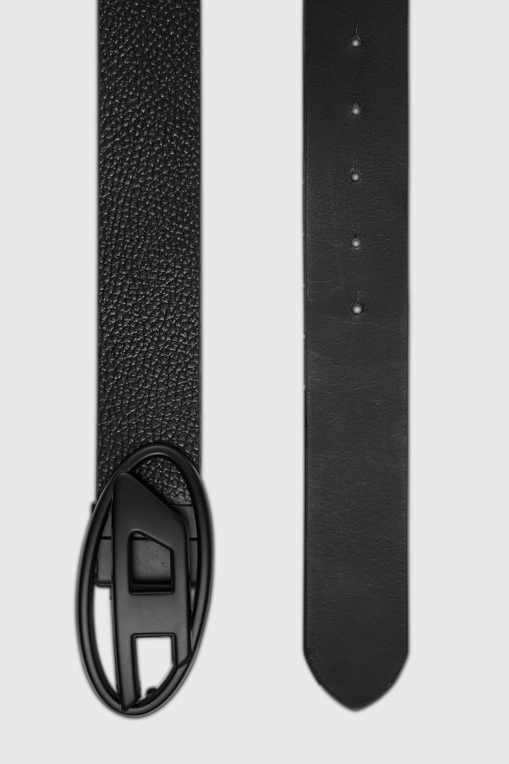 Diesel - B-1DR REV II, Cintur&oacute;n 3.9 cm de piel reversible Hombre in Negro - 2