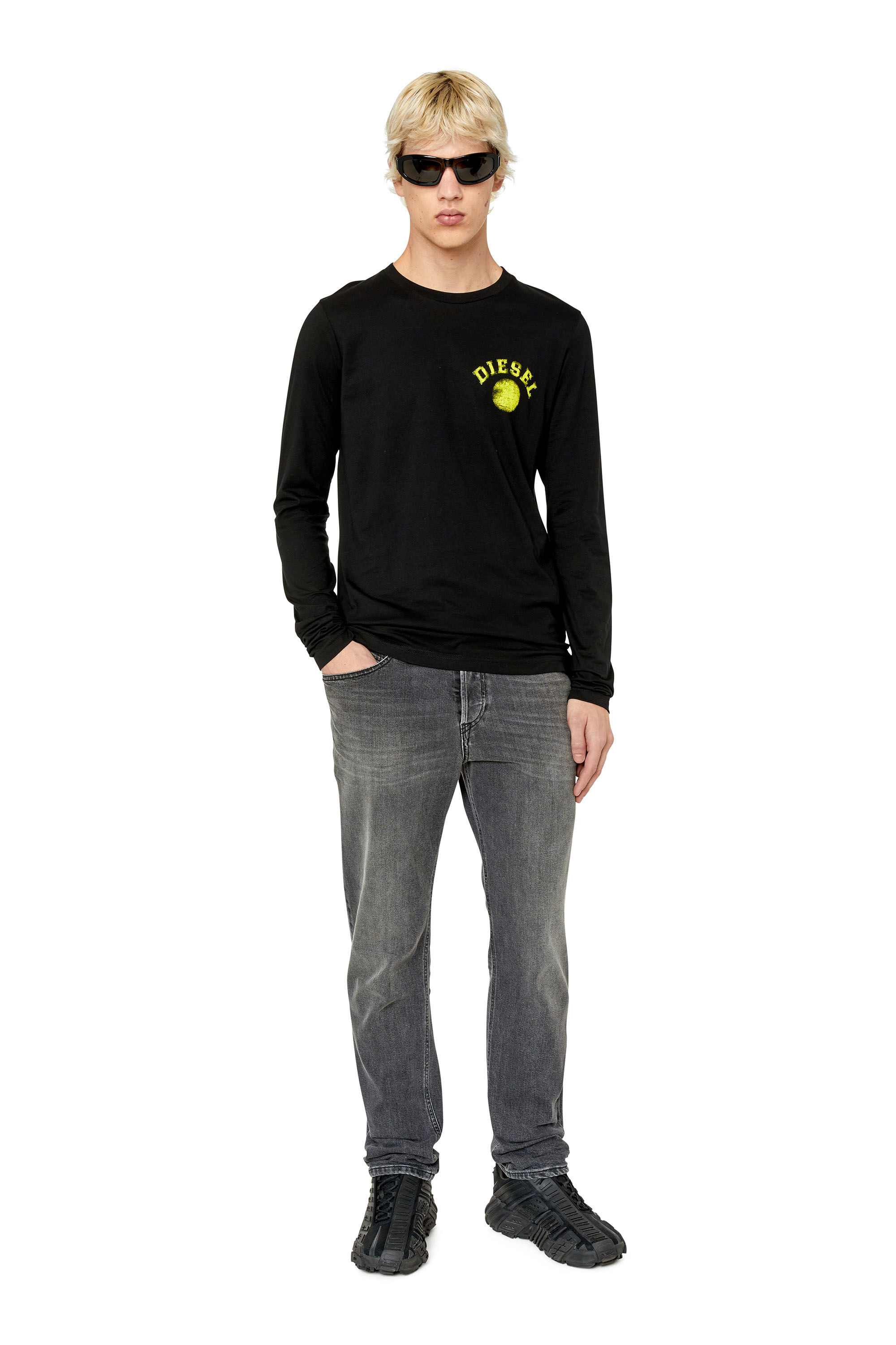 Diesel - Tapered Jeans 2006 D-Fining 09E94, Male's Tapered Jeans - 2006 D-Fining in Grey - 1