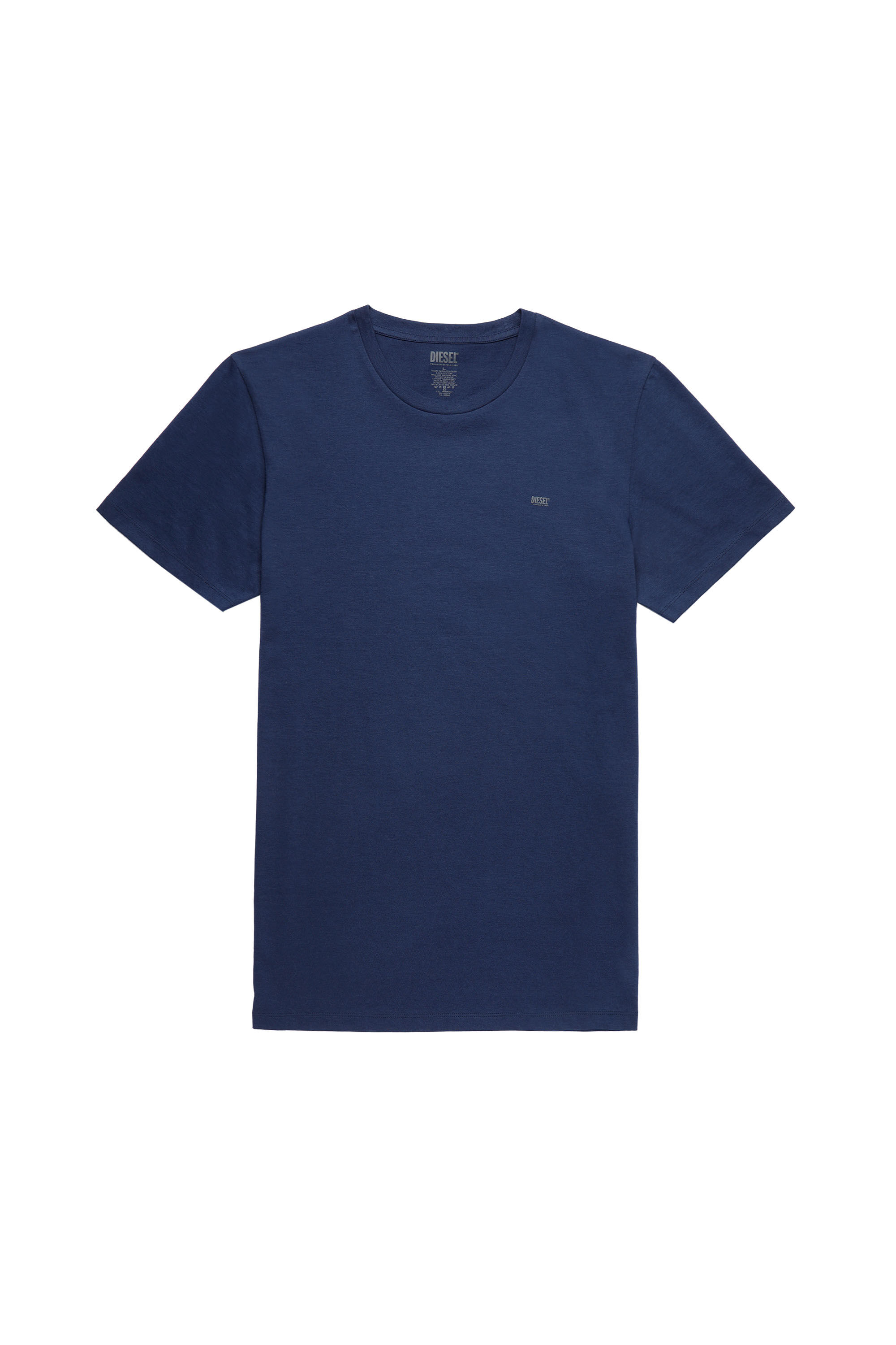 Diesel - UMTEE-RANDAL-TUBE-TWOPACK, Male's Two-pack of T-shirts with logo print in Blue/Green - 6