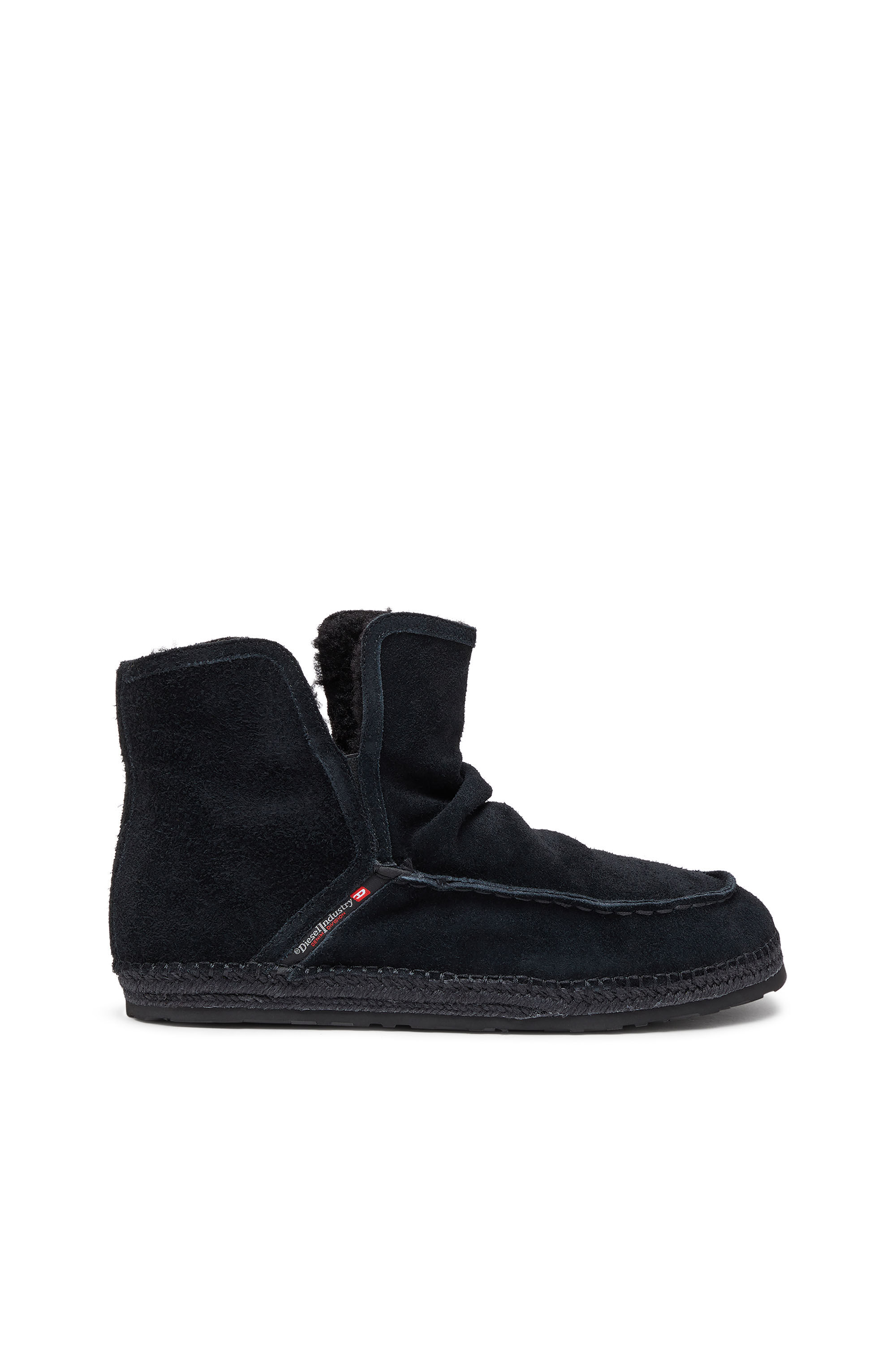 Diesel - D-LUKAS AKB, Male's D-Lukas - Leather ankle boots with internal lining in Black - 1