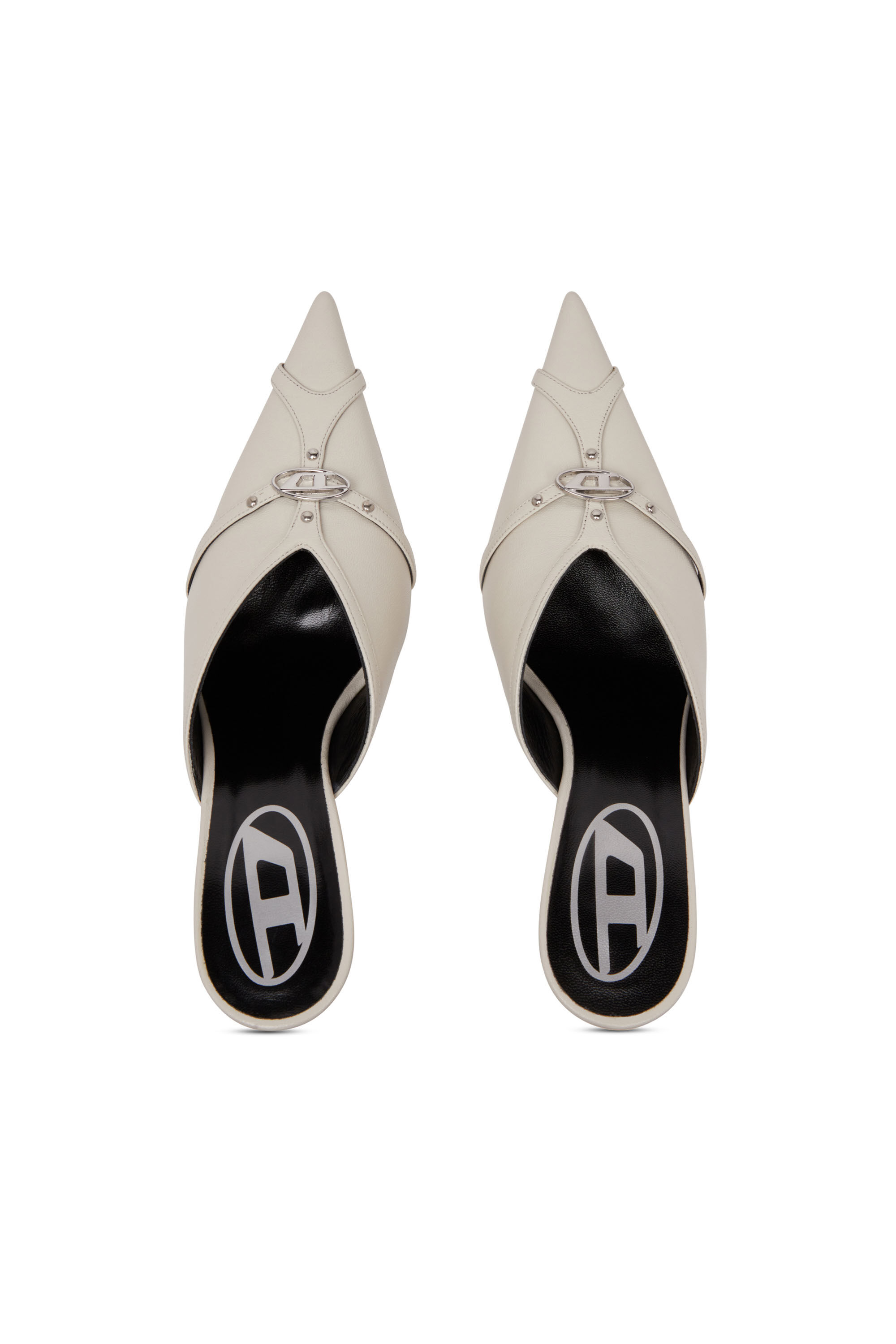 Diesel - D-ELECTRA ML, Woman's D-Electra ML - Stiletto mules with cage upper in null - 4