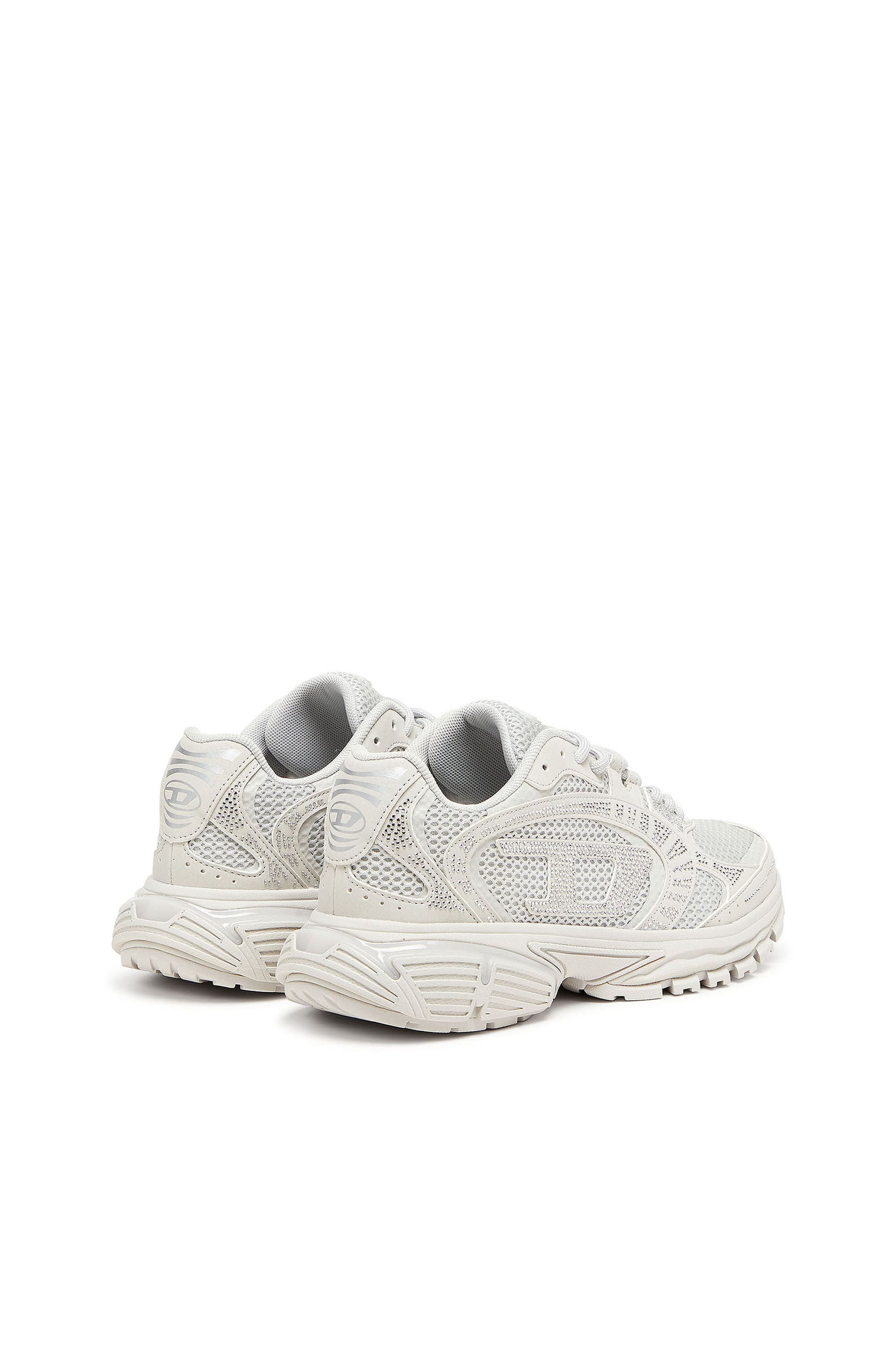Diesel - S-PRO-V-DENSE LOW W, Female's S-Pro-V-Dense - Mesh sneakers with crystals in White - 3
