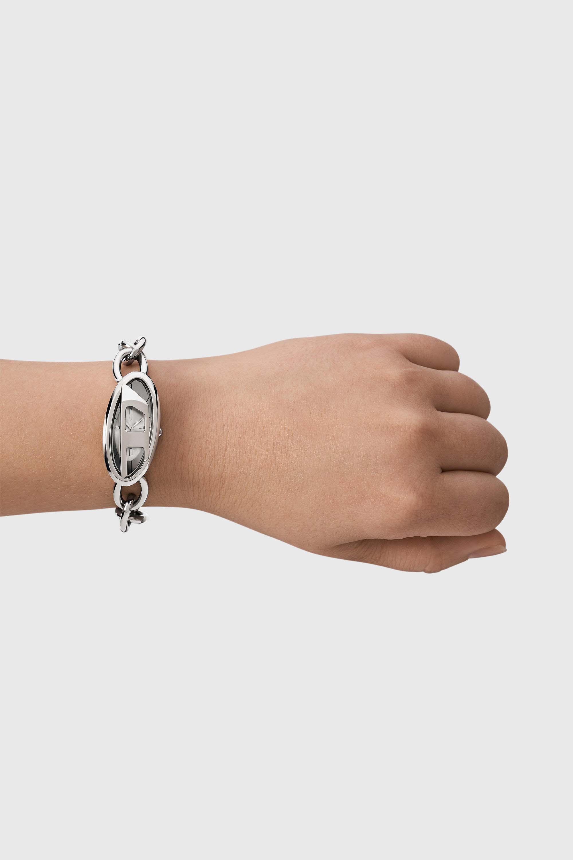 Women's D-Era Two -Hand Stainless Steel Watch | Silver | Diesel