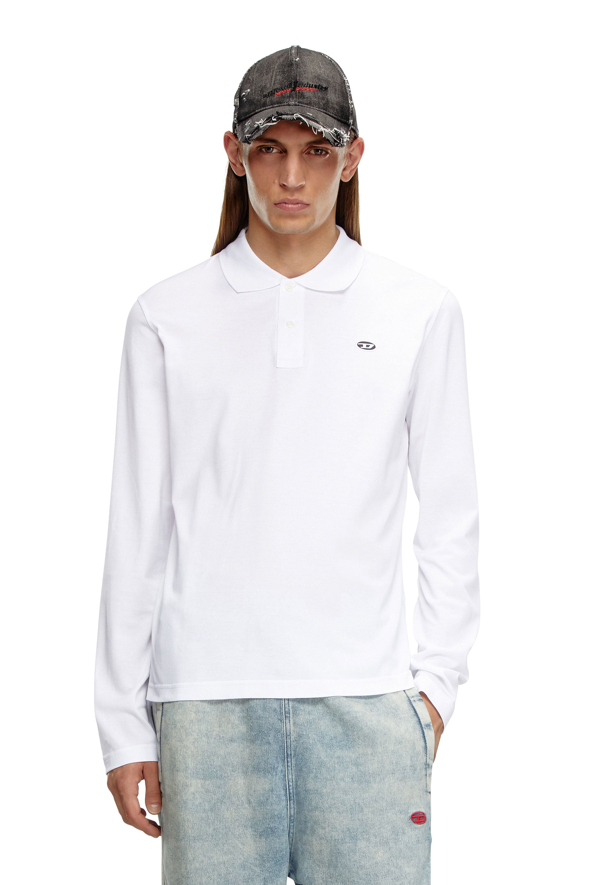 T-SMITH-LS-DOVAL-PJ Man: Long-sleeve polo shirt | Diesel