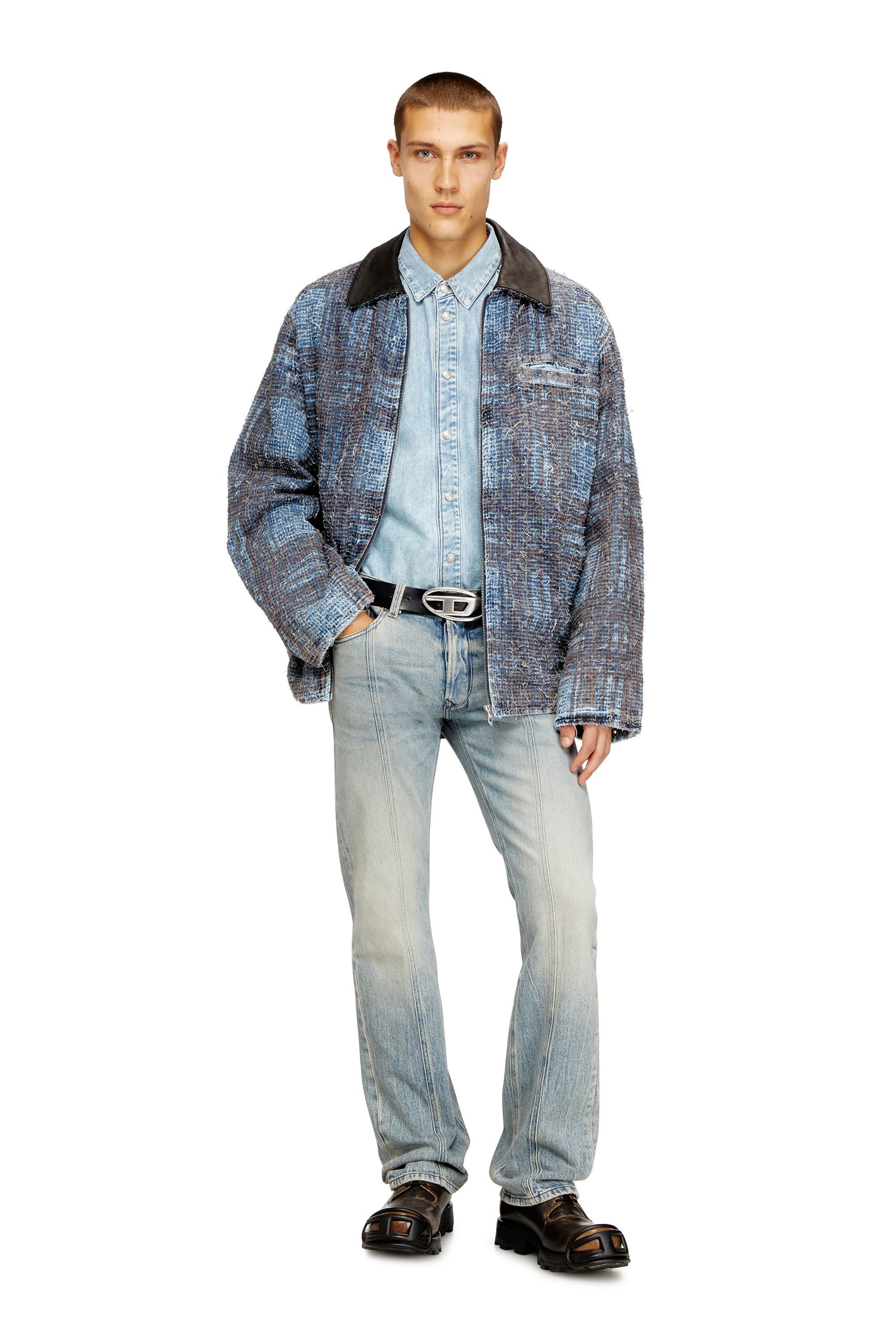 Men's Regular Jeans | Light Blue | Diesel 1985 Larkee