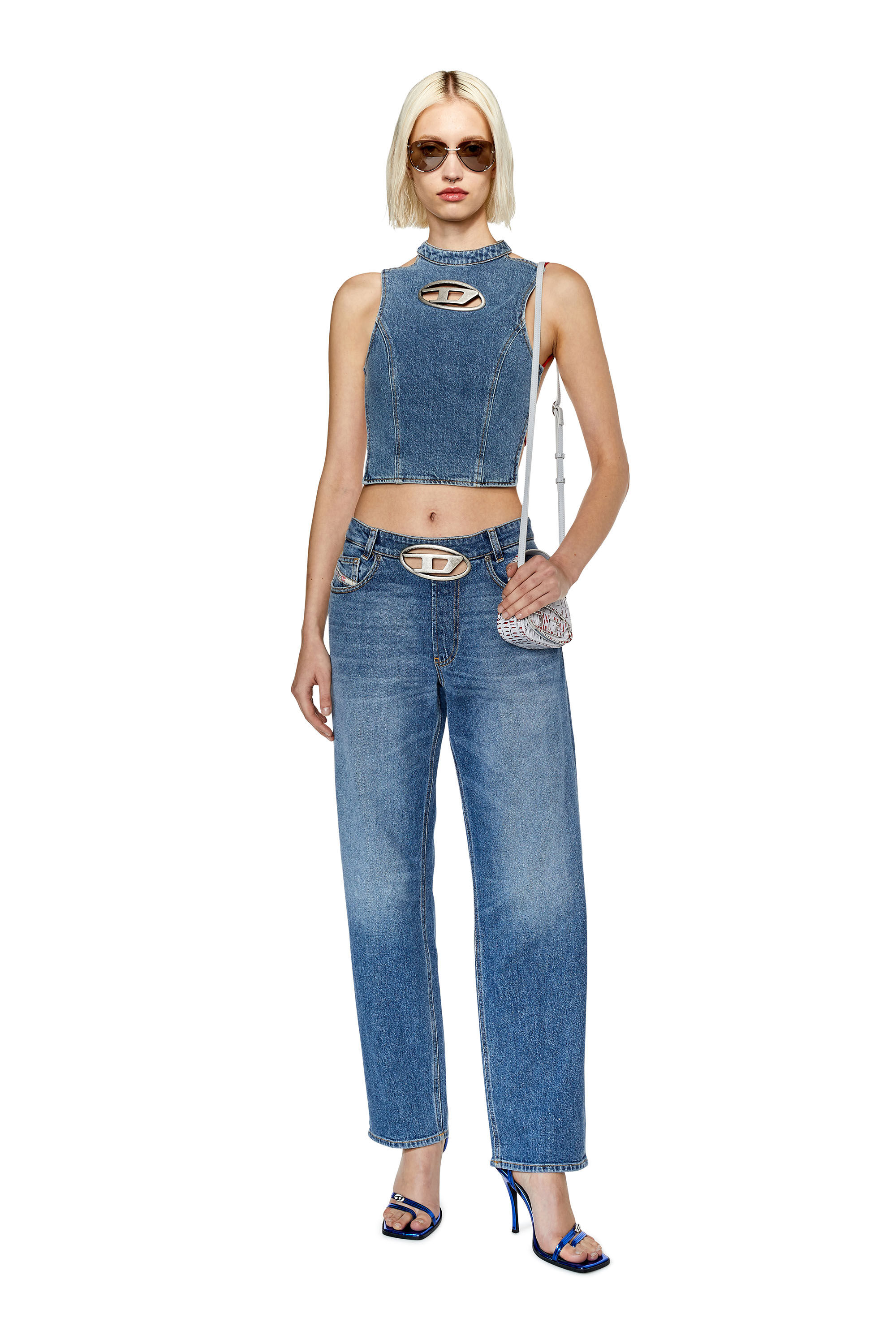 Diesel - Female's Regular Jeans 1988 D-Ark 0LICI, Medium Blue - 1