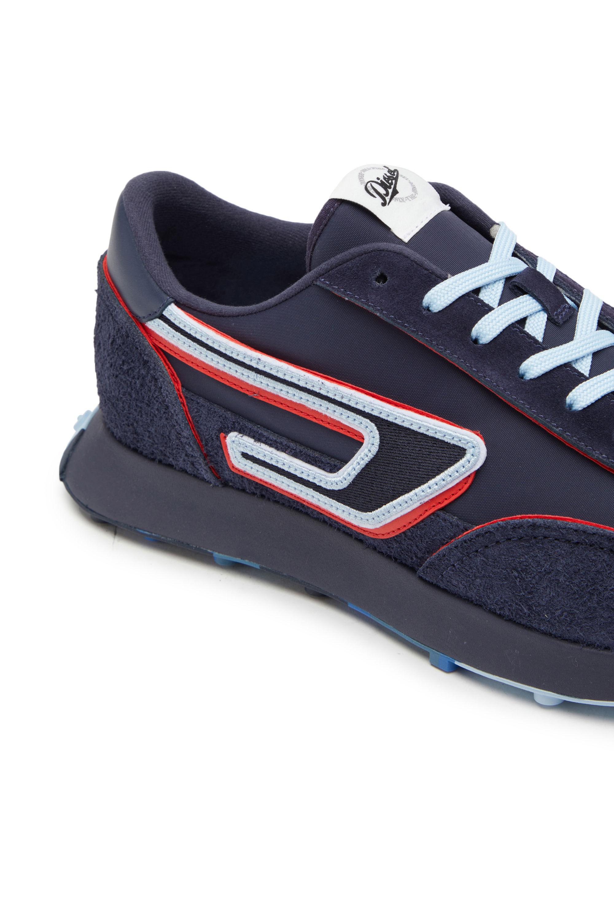 Diesel - S-RACER LC, S-Racer Lc - Sneakers en nylon et daim poilu Homme in Bleu - 6