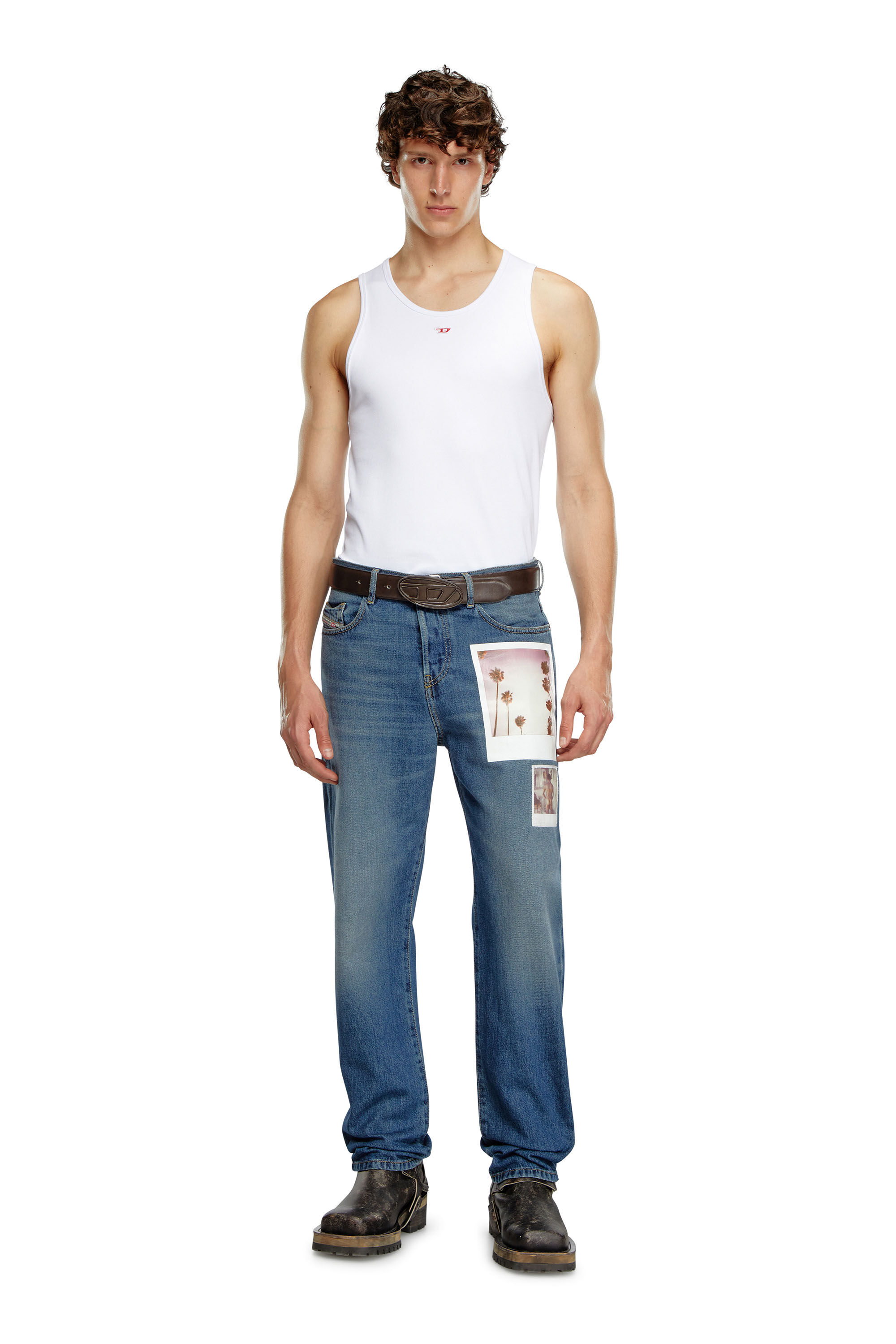 Diesel - Regular Jeans 2020 D-Viker 09L89 Mixte, Bleu moyen - Image 1