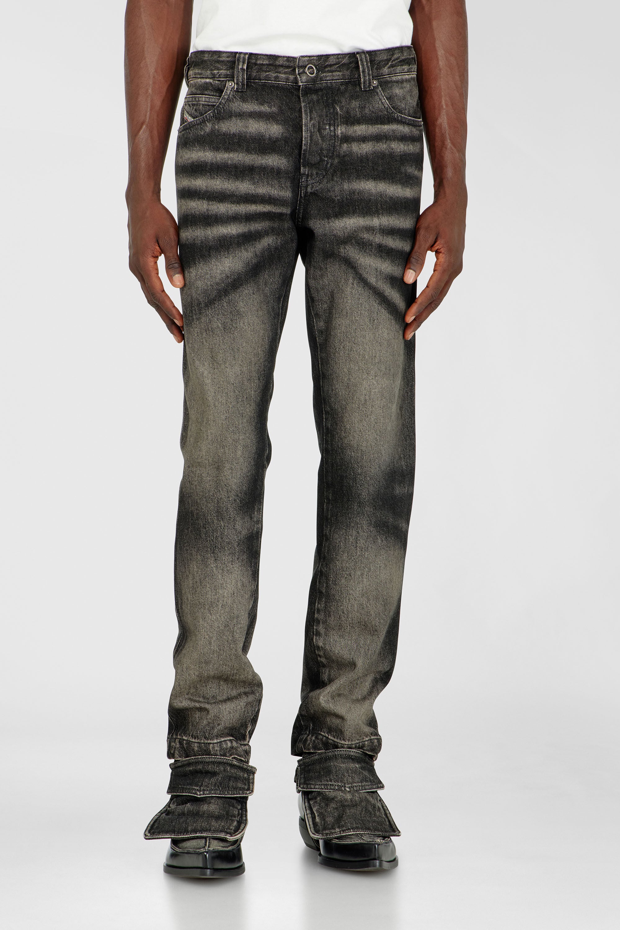 Diesel - Male's Slim Jeans D-Ghetvyl 09R33, Black/Dark Grey - 4